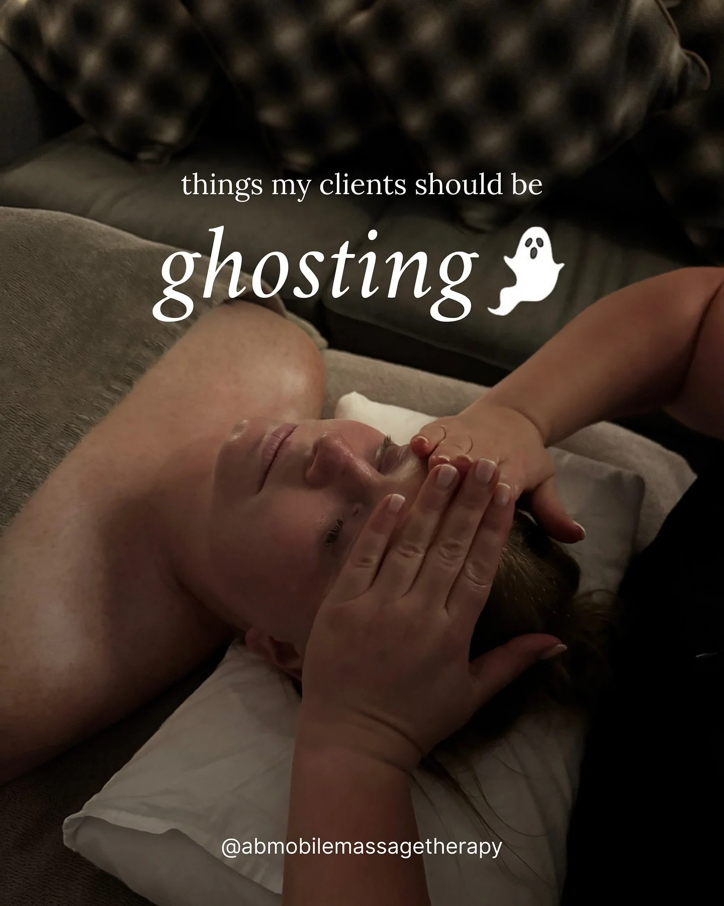 This season, let’s ghost the burnout, the guilt, and the lack of self care. Cheers to more peace, less knots, and reducing stress.
How about a massage this autumn?
To enquire:
DM @abmobilemassagetherapy 
WhatsApp: 07591 001434
#massage #mass