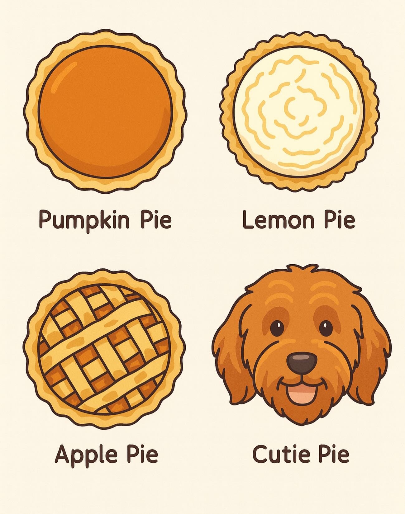 Which would you choose? 😊 🥧 

#thanksgiving #goldendoodle #dessertlovers #thanksgivingdinner #happythankgiving #pup