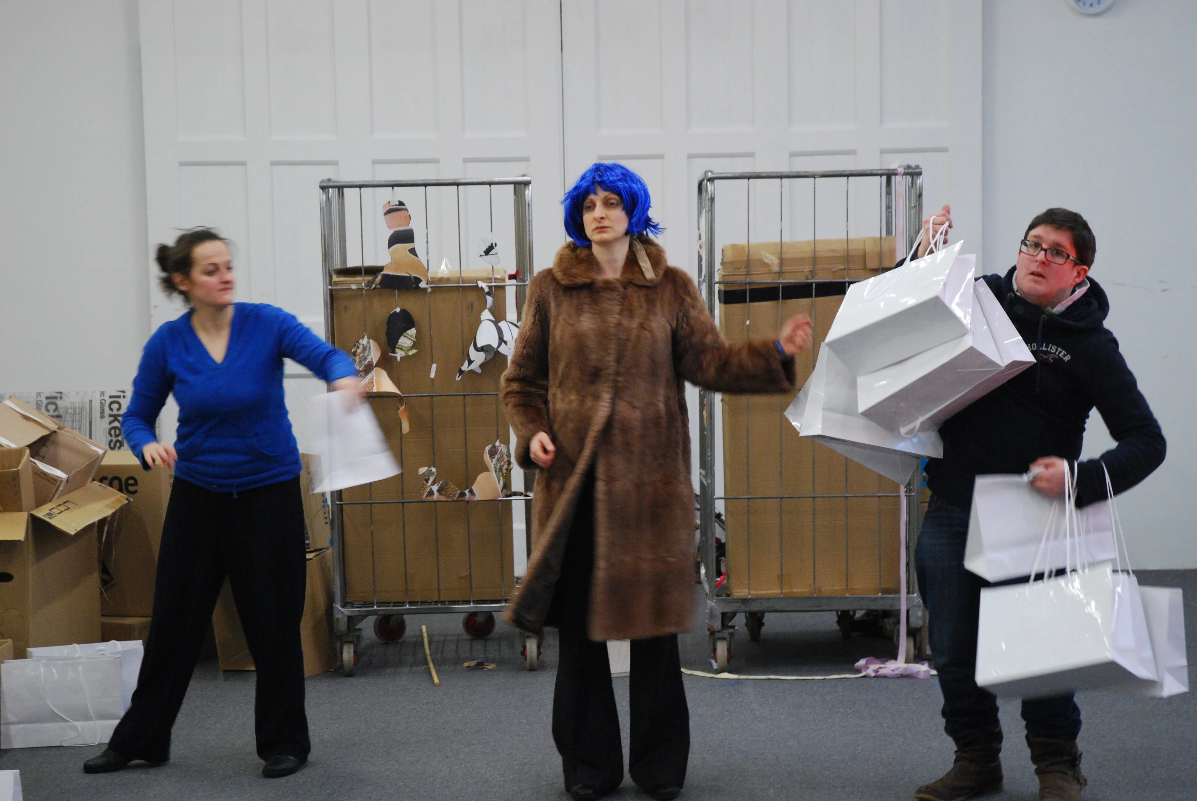 Show and tell block block block!!! -Rehearsal blog day 14