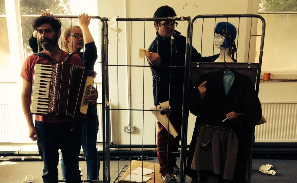 BEHIND THE SCENES AT REHEARSALS