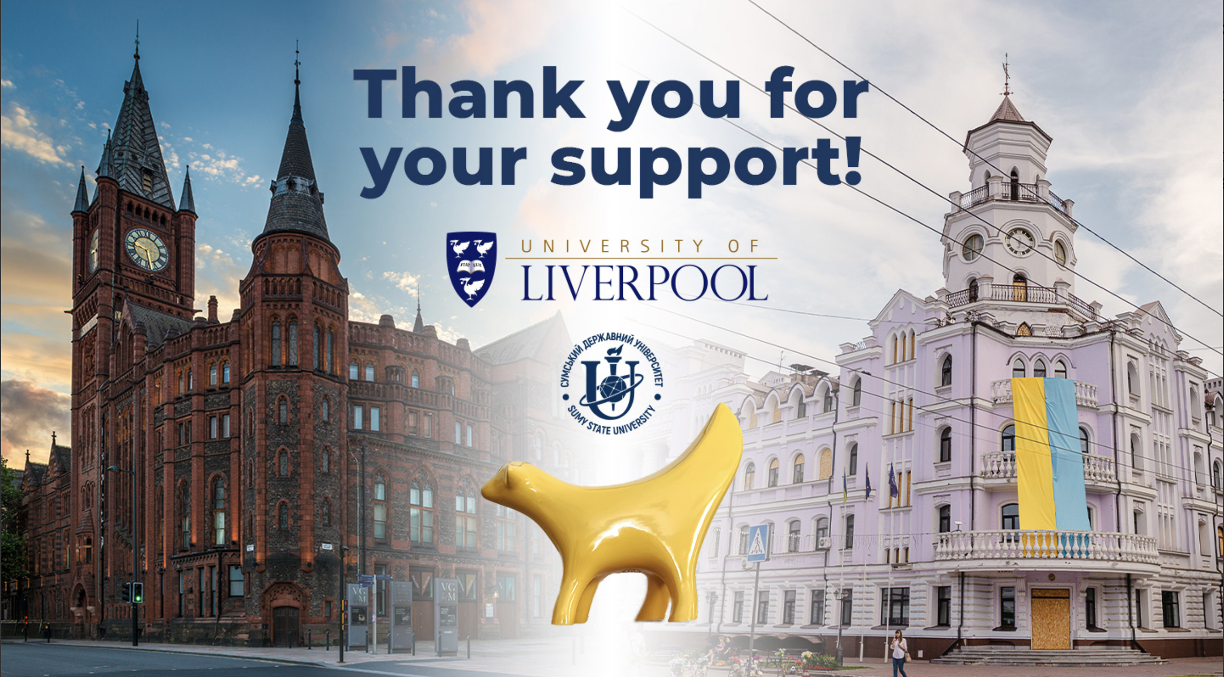 International Partnership in Action: Humanitarian Support for Sumy State University from the University of Liverpool