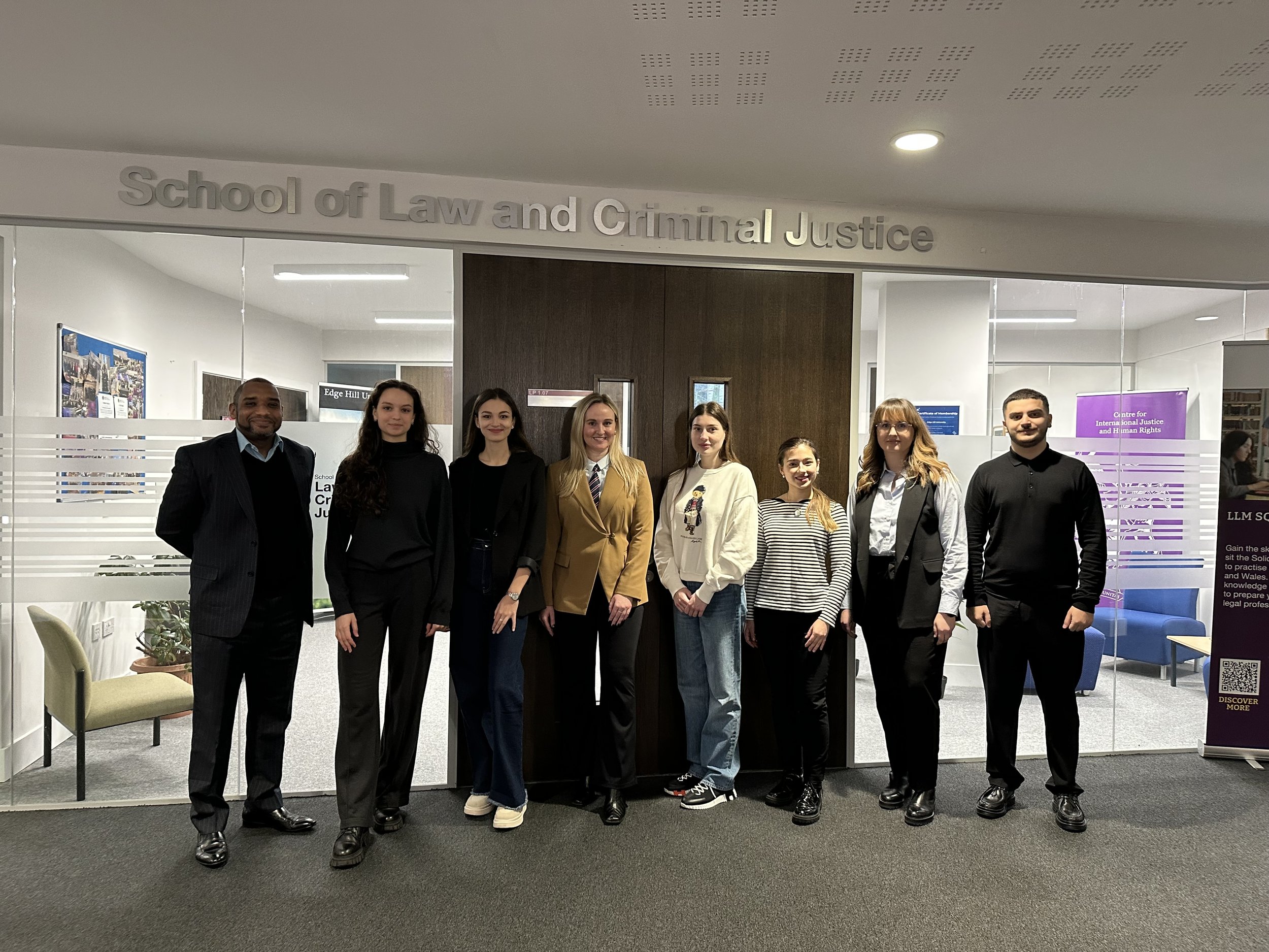 Ukrainian Dual Degree LLM Students Begin UK Experience at Edge Hill University