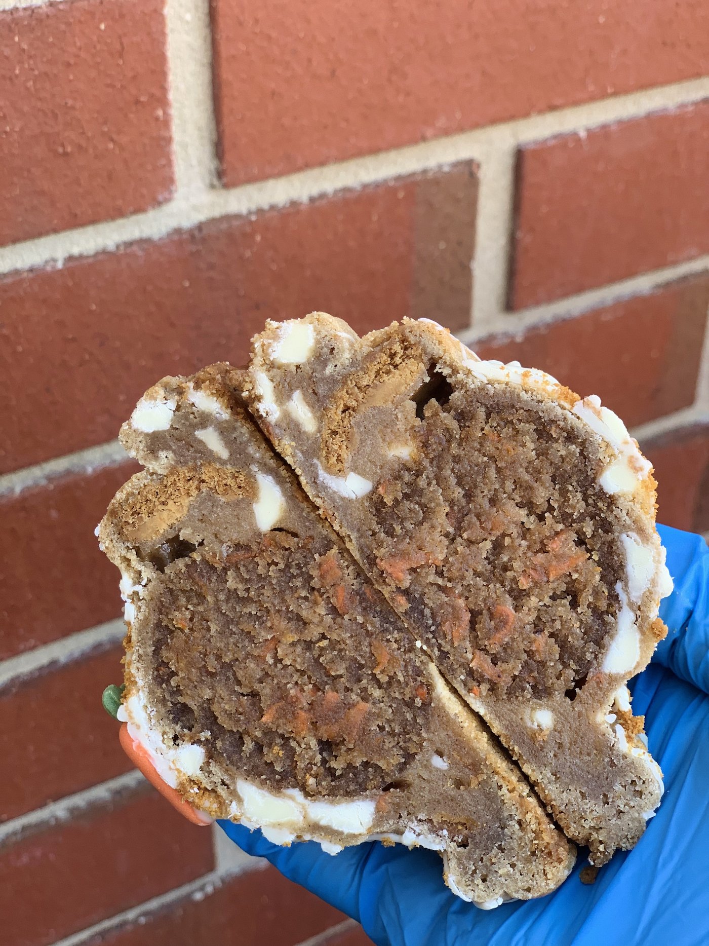 24 Carrot Magic caked up cookie