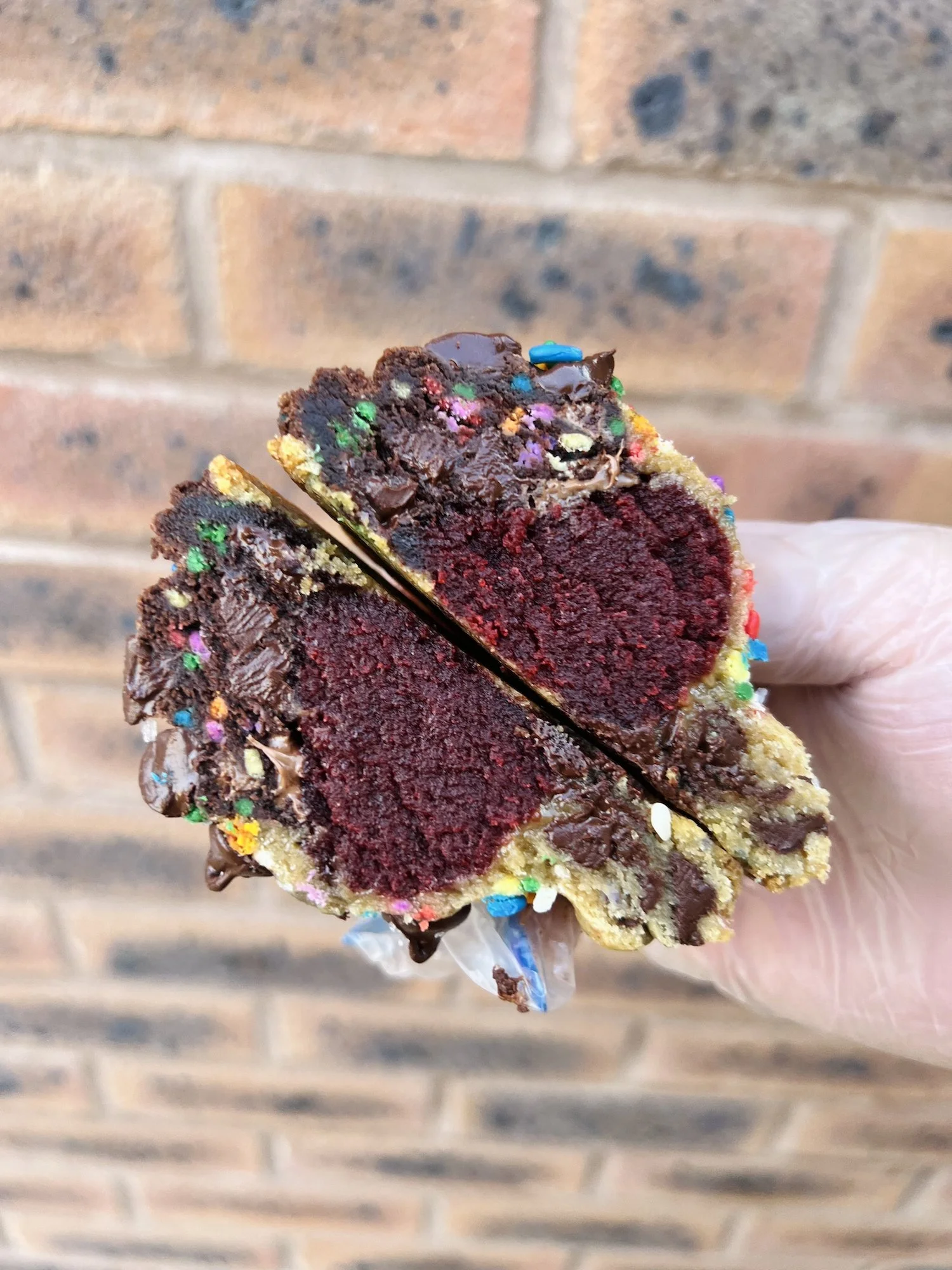 Salina Special caked up cookie