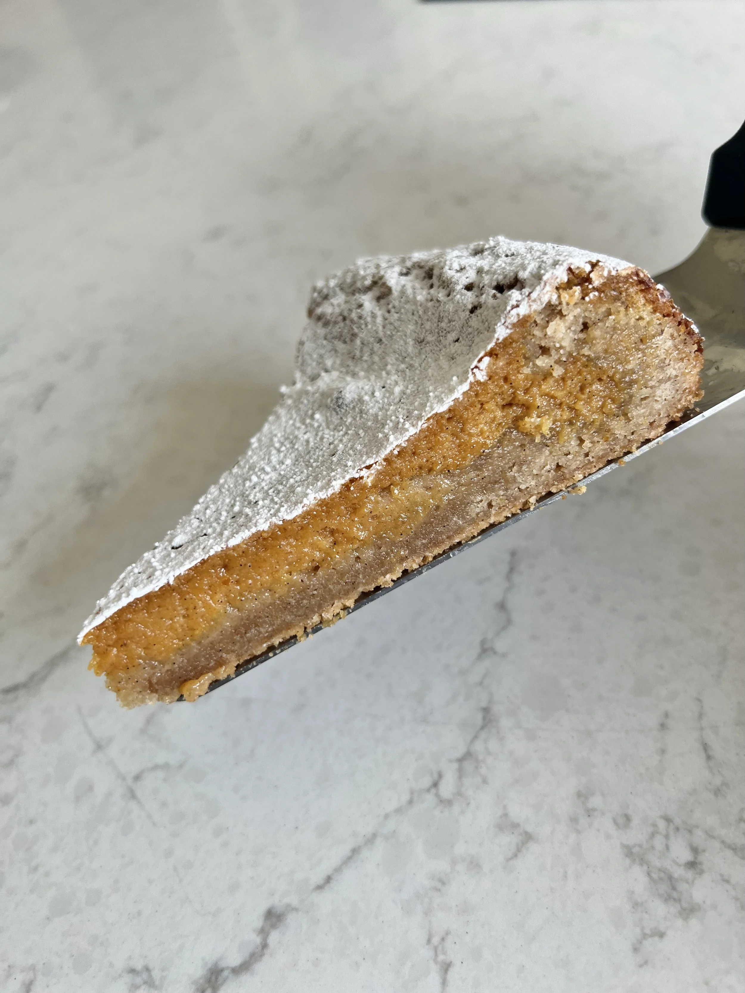 Gooey Pumpkin Butter Cake slice