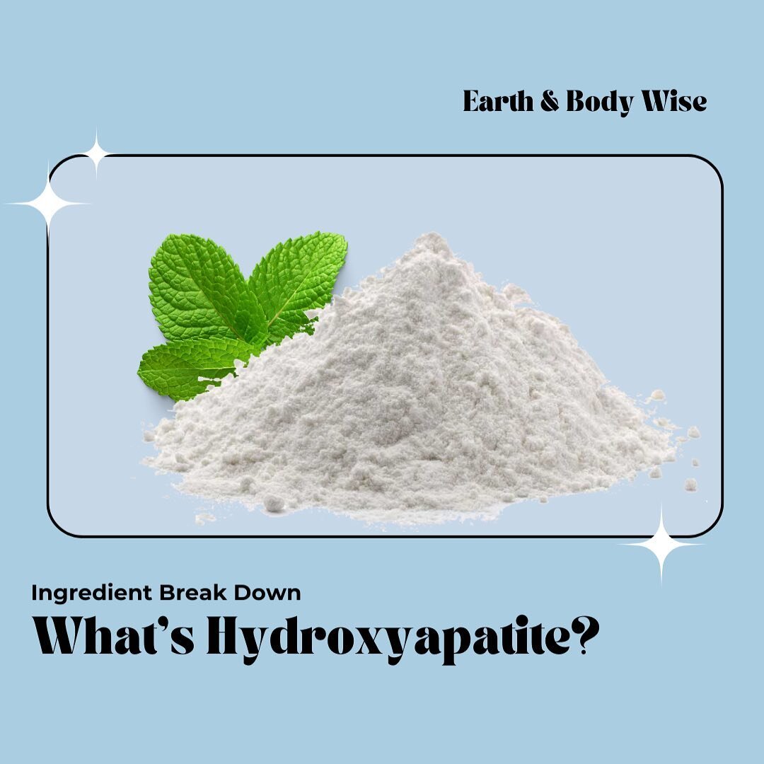 The magical ingredient in our GlacierMint For Sensitive Teeth toothpaste! This single ingredient addition to our toothpaste is what makes it For Sensitive Teeth. 

Hydroxyapatite (HA) is an inorganic mineral present in human bone and teeth. It&nbsp;p