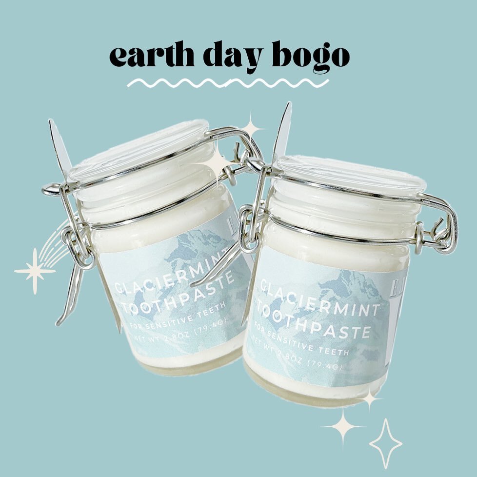 Free Clean Toothpaste For A Happy Earth Day! 💚🌏🌱

At EBW we celebrate the planet every day but this week we&rsquo;re showing a little extra love with a Buy One Get One special!

Use code: EARTHDAYEARTHDAY to snag your bogo special now through Mond