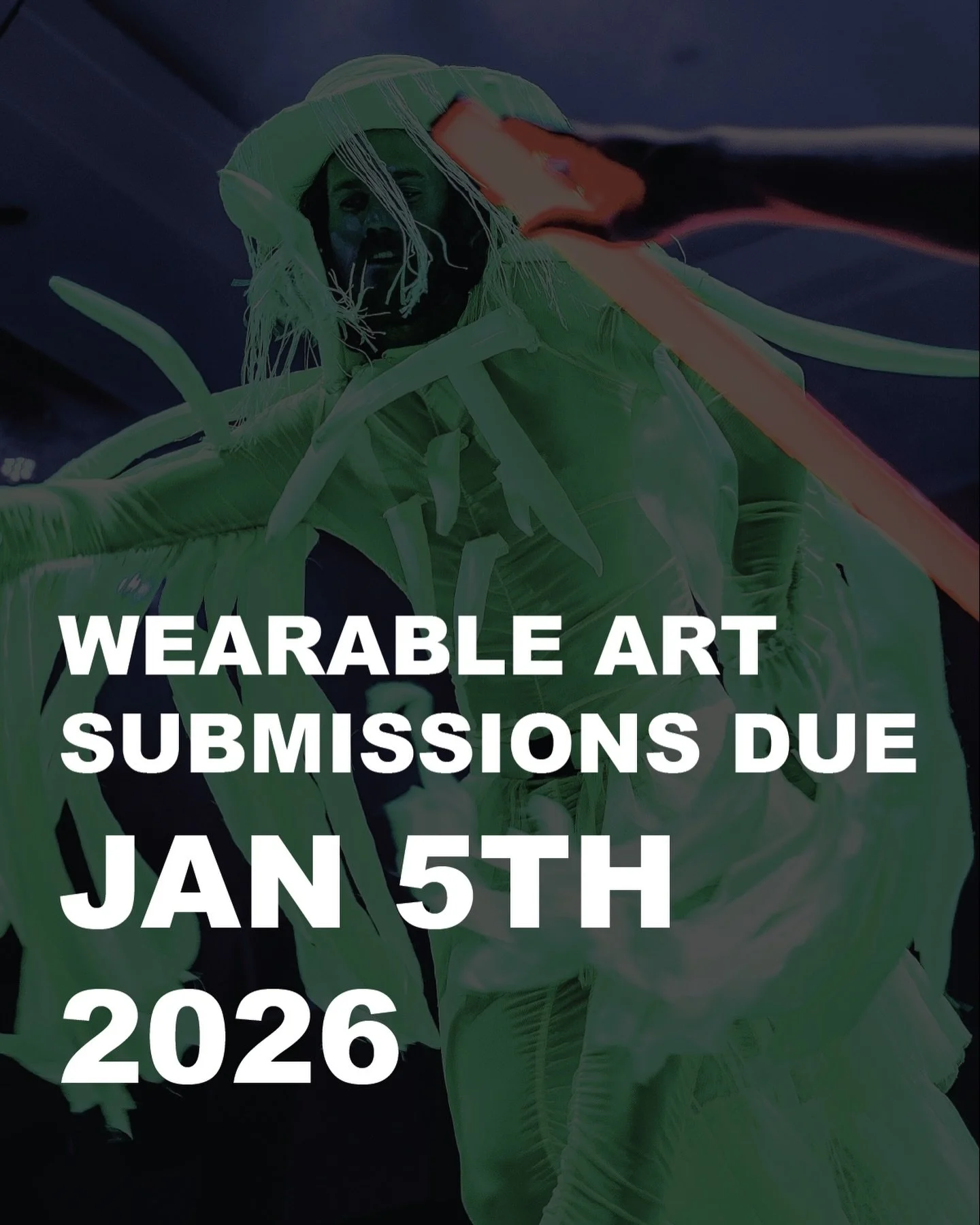 Want to help create the magic? Submit your application for Wearable Art 2026 by Jan. 5! 

This years theme is Uncommon Creatures: Bring us your beasts, your multi-legged monsters, your fuzzy furies! The 2026 TAB Wearable Art line encourages all creat