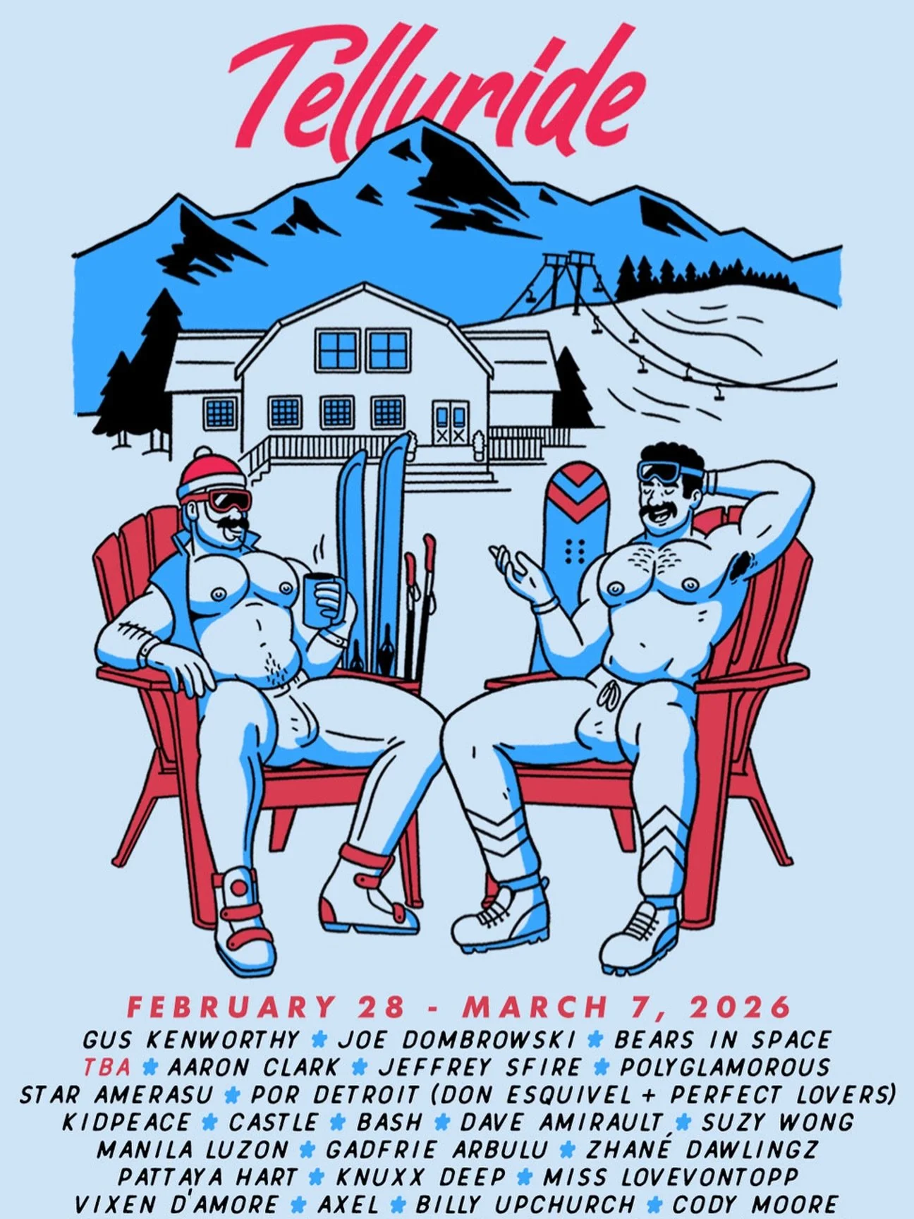 It&rsquo;s that time! 

We love that TAB Fashion Week overlaps with Telluride Gay Ski Week. When the fashion shows end - the party keeps going!

Skiing, Music, Apres, Parties and more. Support our friends @telluridegayski head to their page and grab 