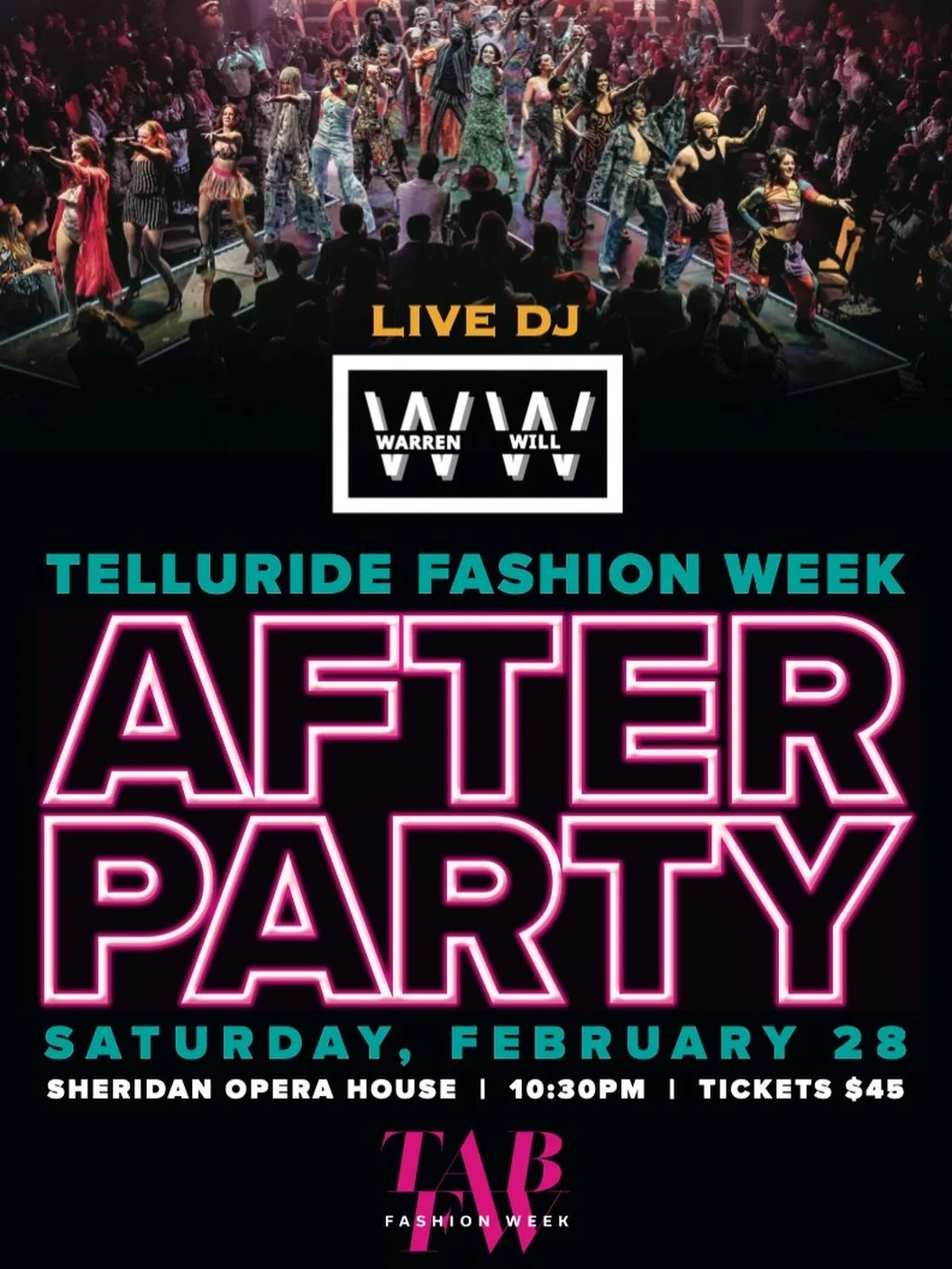 After Party tickets are ON SALE NOW! 

Dance the night away with @warrenwillmusic at @sheridanoperahouse for the most anticipated after party of the year!

This event will sell out - grab your tickets TODAY at the link in our bio.