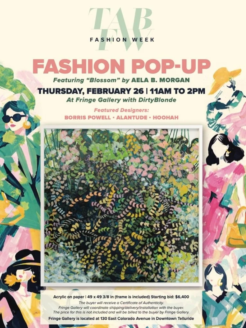 TAB Fashion Week is more than our incredible Gala Fashion Shows. Join us for our incredible Fashion Pop-ups AND Beneficiary Brunch! 

Tunes from @dirtyblonde___ , drinks, bites and fashion!

Fringe Gallery Fashion Pop-Up | Thursday, February 26
11 AM