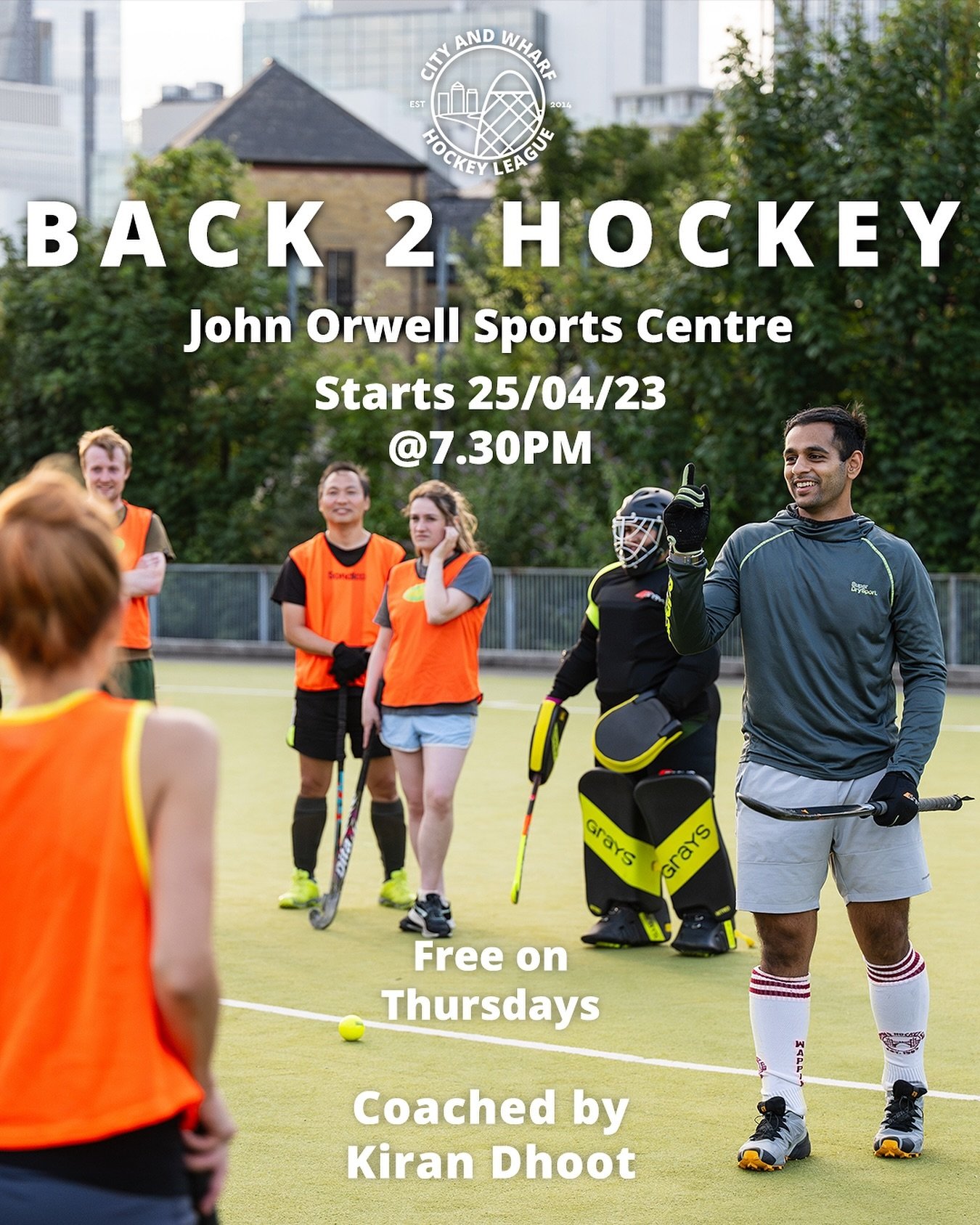 Back 2 Hockey &hearts;️🏑

Starts tomorrow @johnorwellsportscentre 

Free on Thursday 📅

Coached by @kirandhoot94 💪

Starts at 7.30pm ⌚

Suitable for newcomers and past players alike ✅

#fieldhockey #hockey #londonhockey #londonhockeyleague #hockey