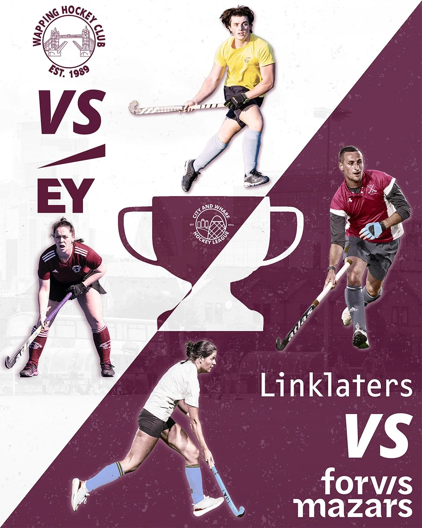 Bowl Semi Finals π₯£π
2 nights to decide who will play in the very final match of CAWHL π
Will @ey_global made a comeback return tonight or will the last @wappinghc team standing seal the deal?
Tomorrow sees regulars @linklatersllp take on @forvi