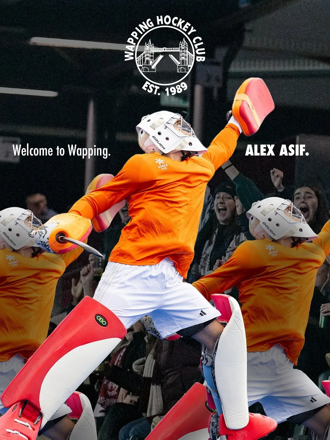SIGNED &amp; SEALED
Please welcome Alex Asif to Wapping!

Alex joins Wapping from Old Georgians where he was a key part of the squad for the past two season. Bringing great talent, sharp reflexes, and a wealth of experience to our Men&rsquo;s 1XI. 

