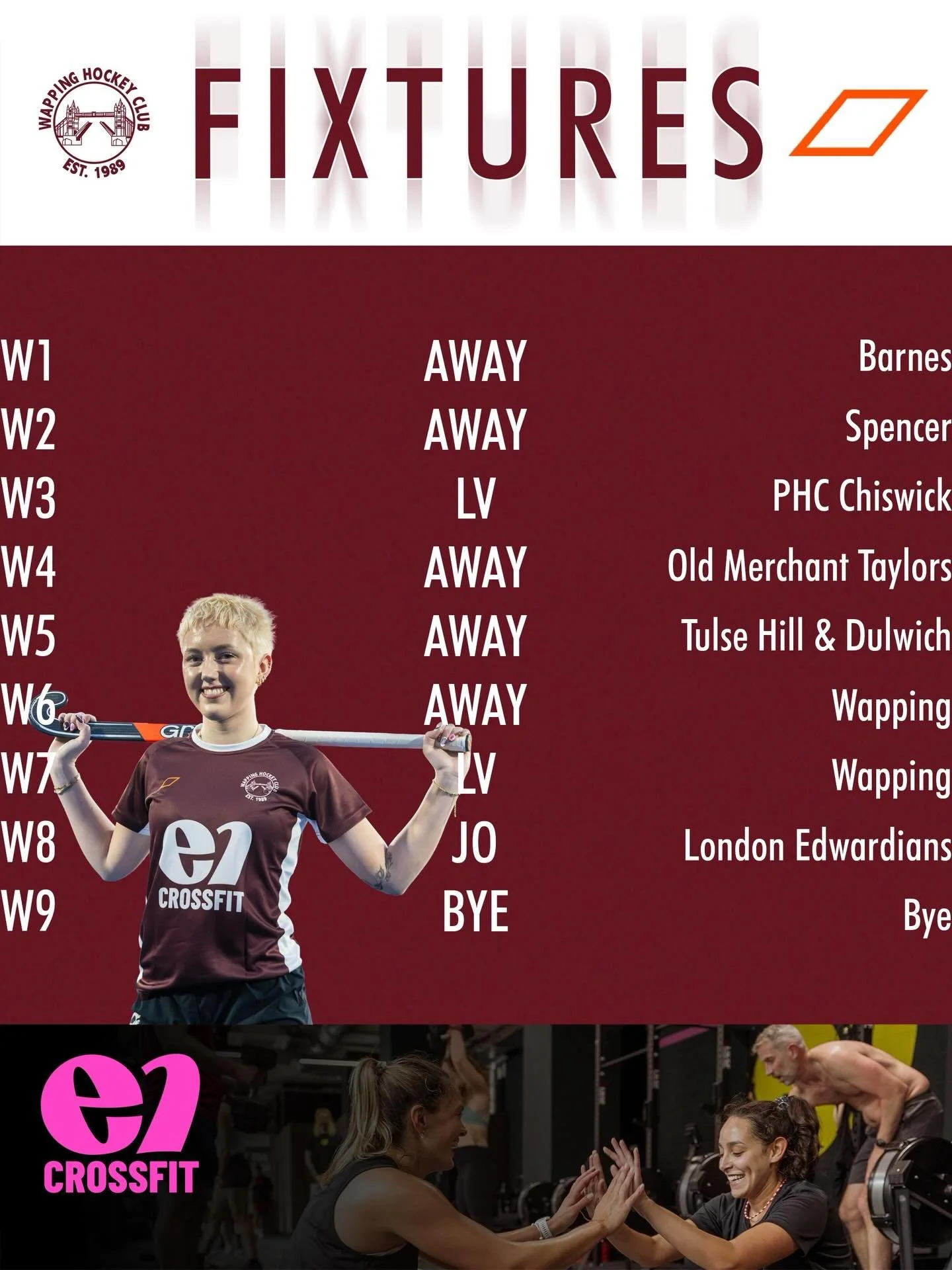 Gameweek 15, let&rsquo;s go!! 🏑

Sponsored by @e1crossfit 

#wapping #wappinghc #hockey #hockeylife #ad