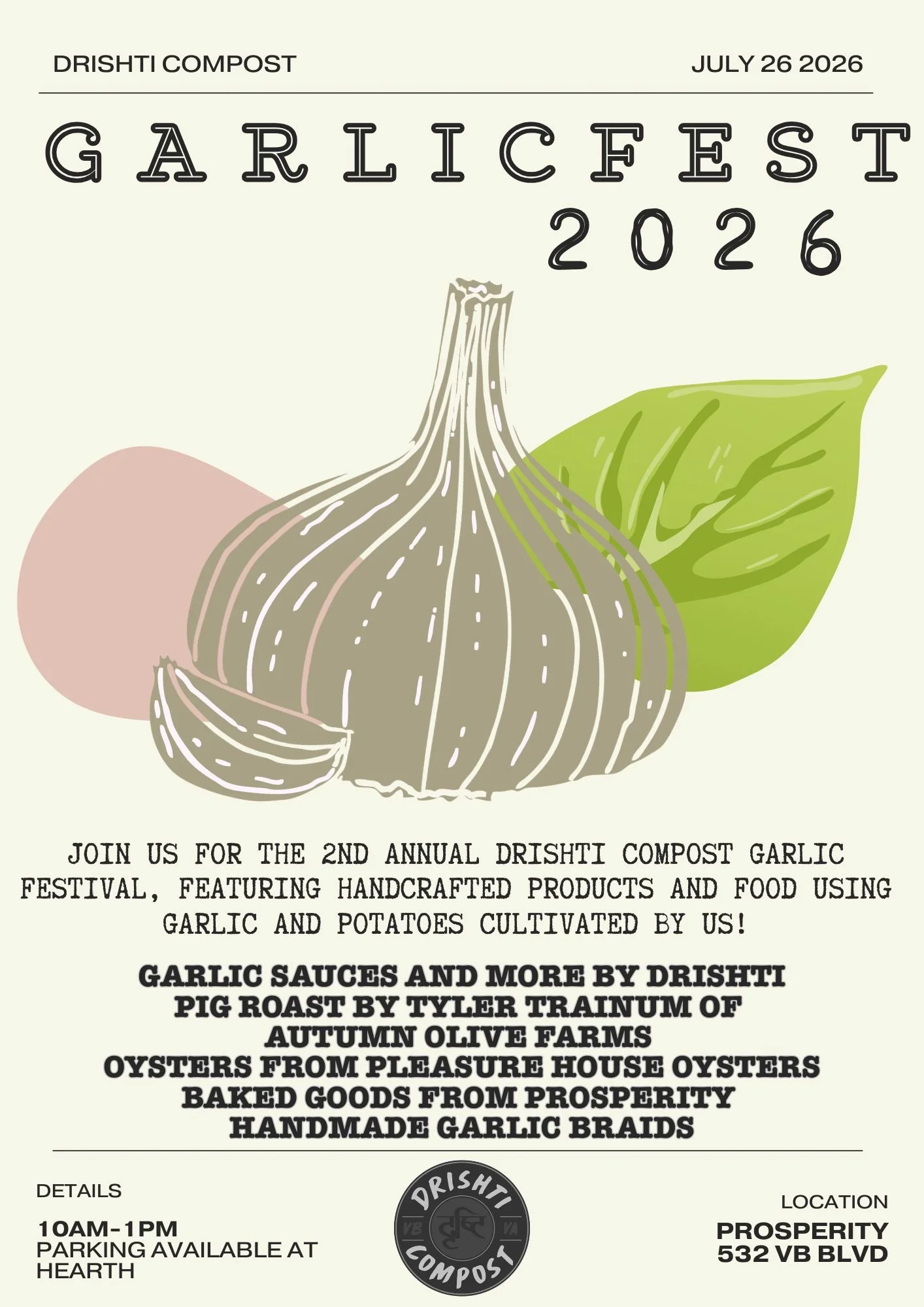 2nd Annual Garlic and Potato Festival