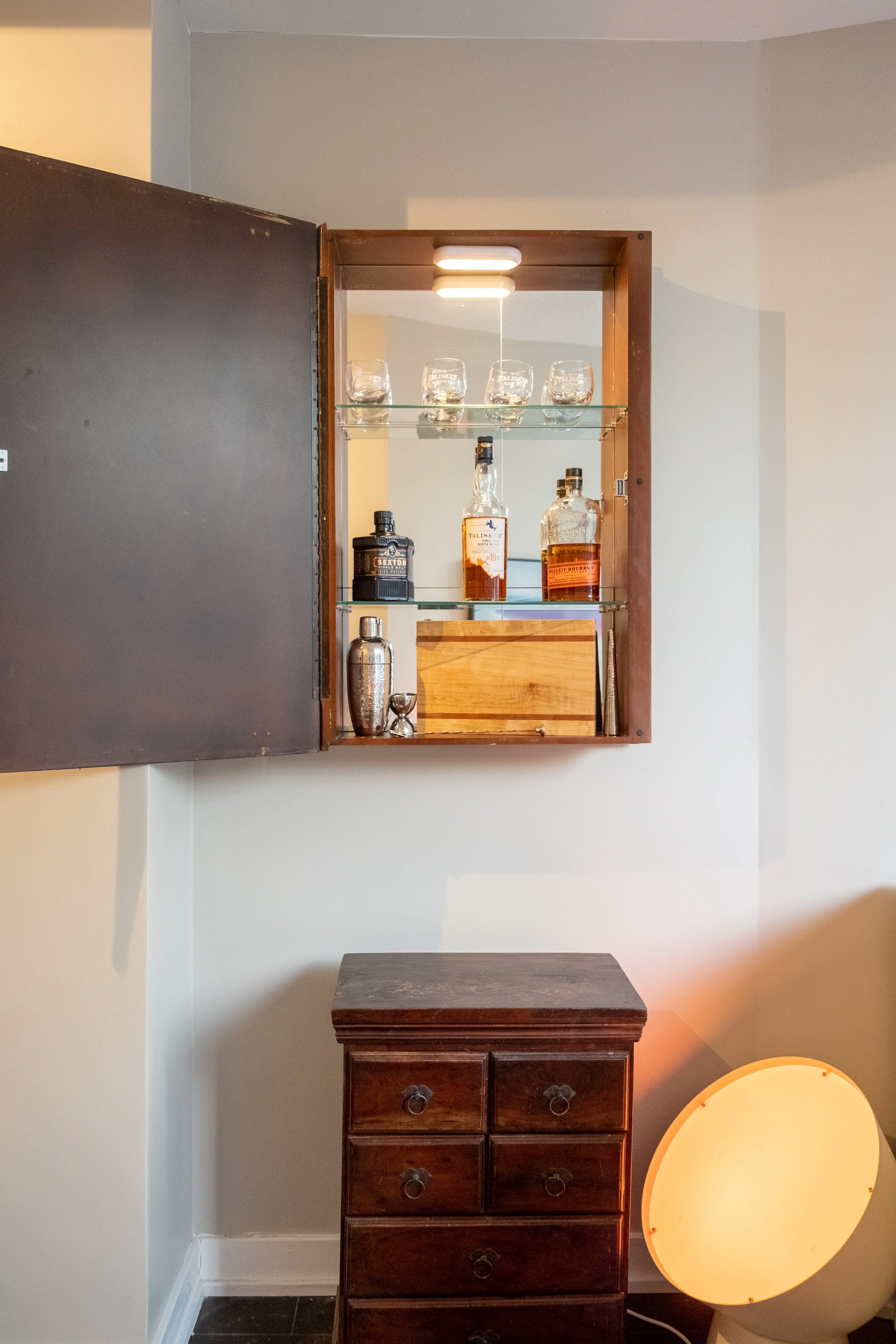 Reclaimed/Redesigned Liquor Cabinet | 2021