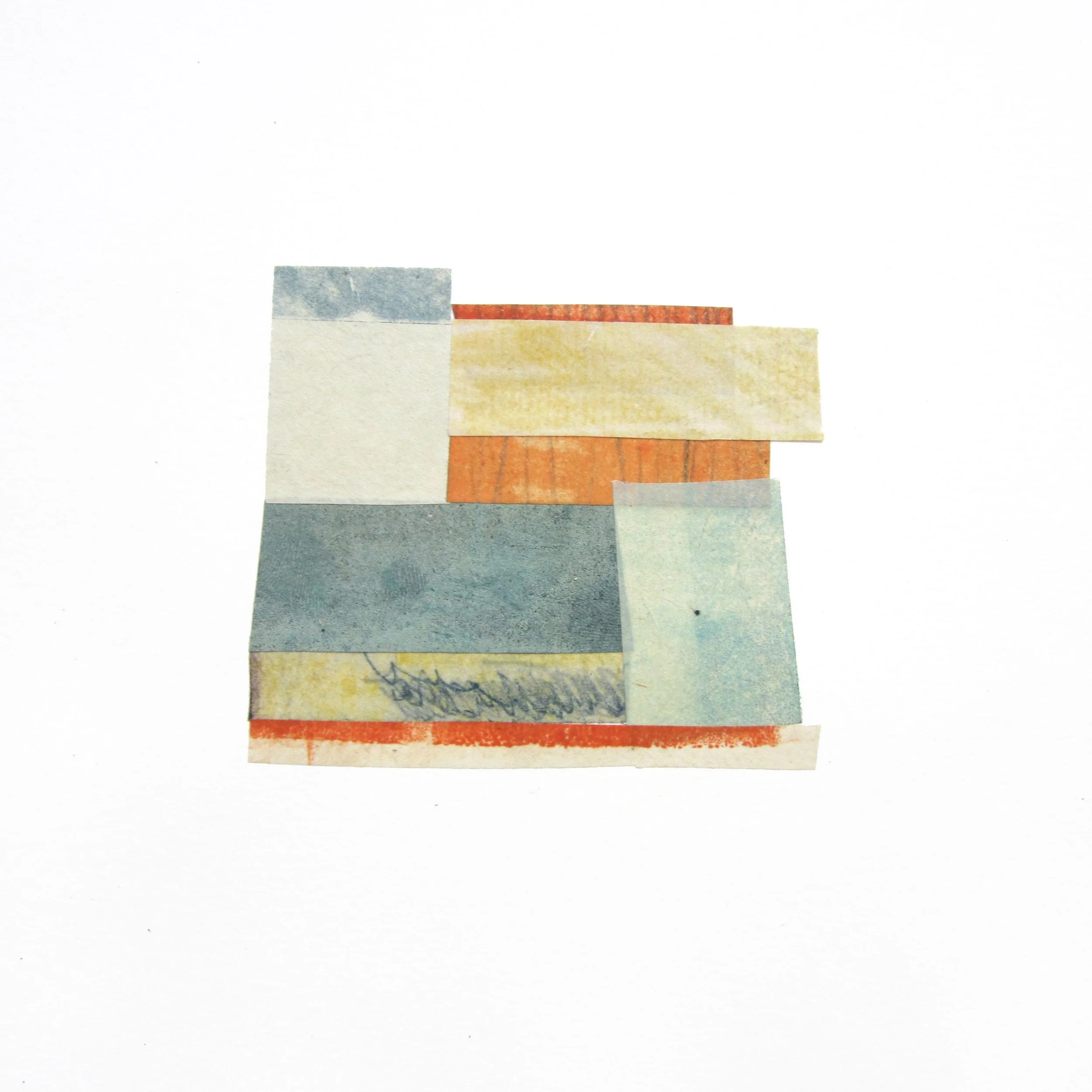 Monoprint collage, 2016