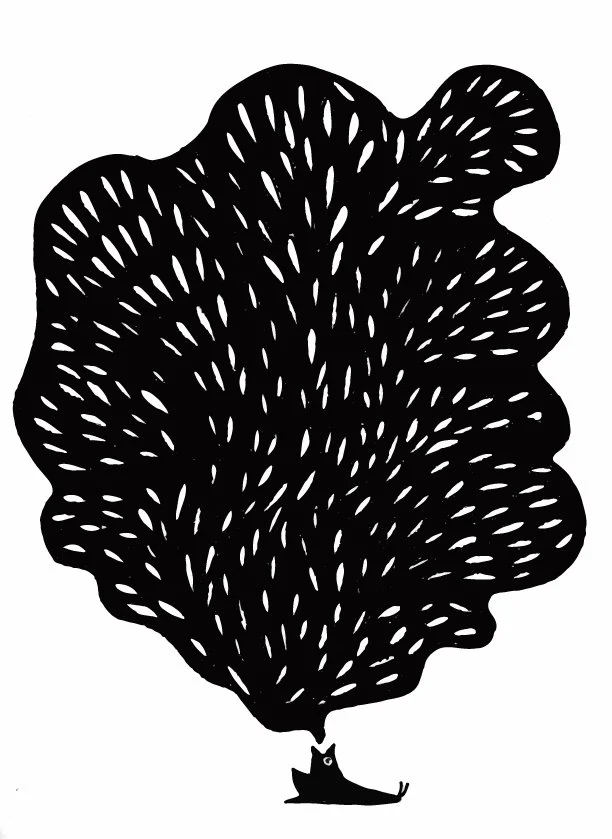 "Grasshopper rejoicing", sharpie series, 2019