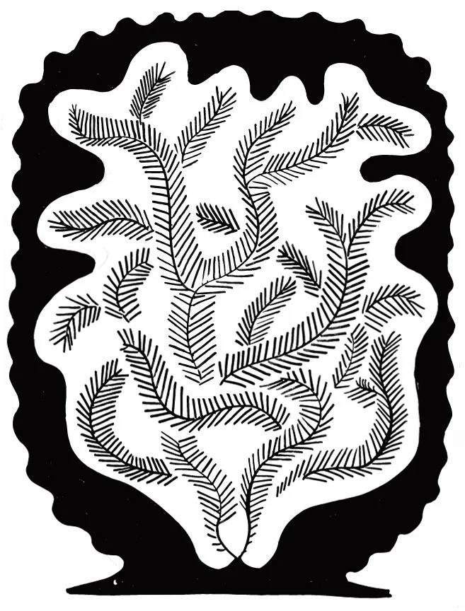 "Insides", sharpie series, 2019