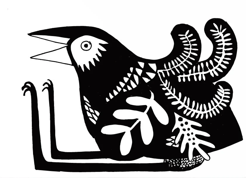 "Hen for a Ham", sharpie series, 2019