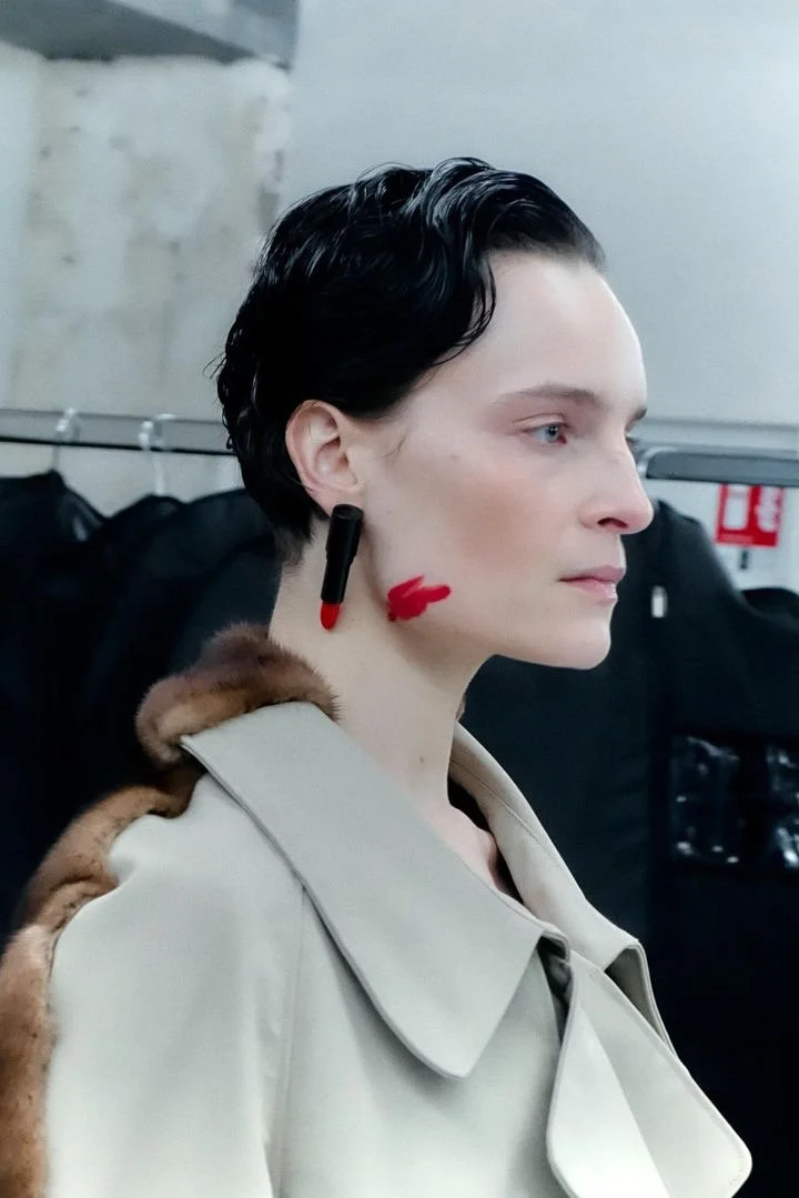 Charlotte Thomas, head mua Roza Shwartzman by Carl Diner for ABRA
