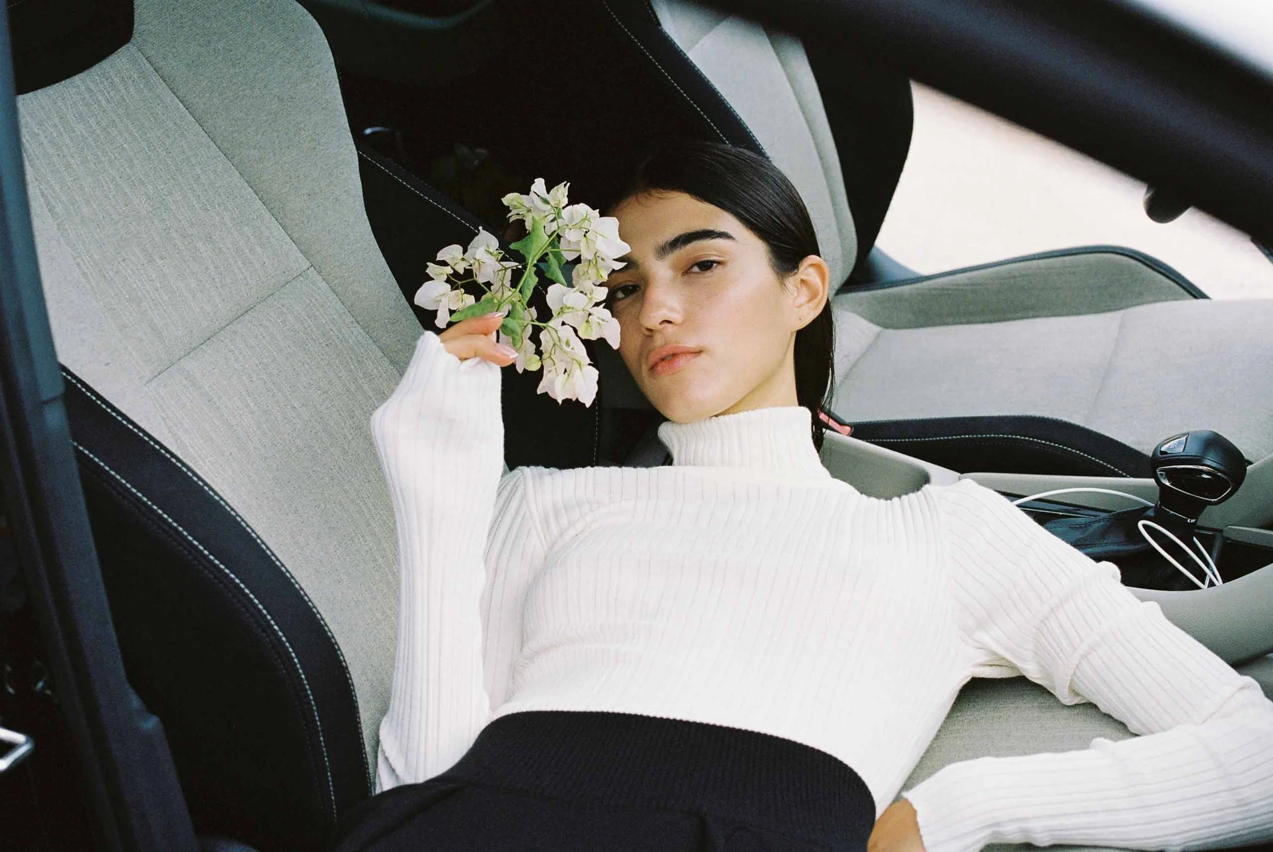 Sivan Or in Frett Knitwear by Merav Ben Loulou