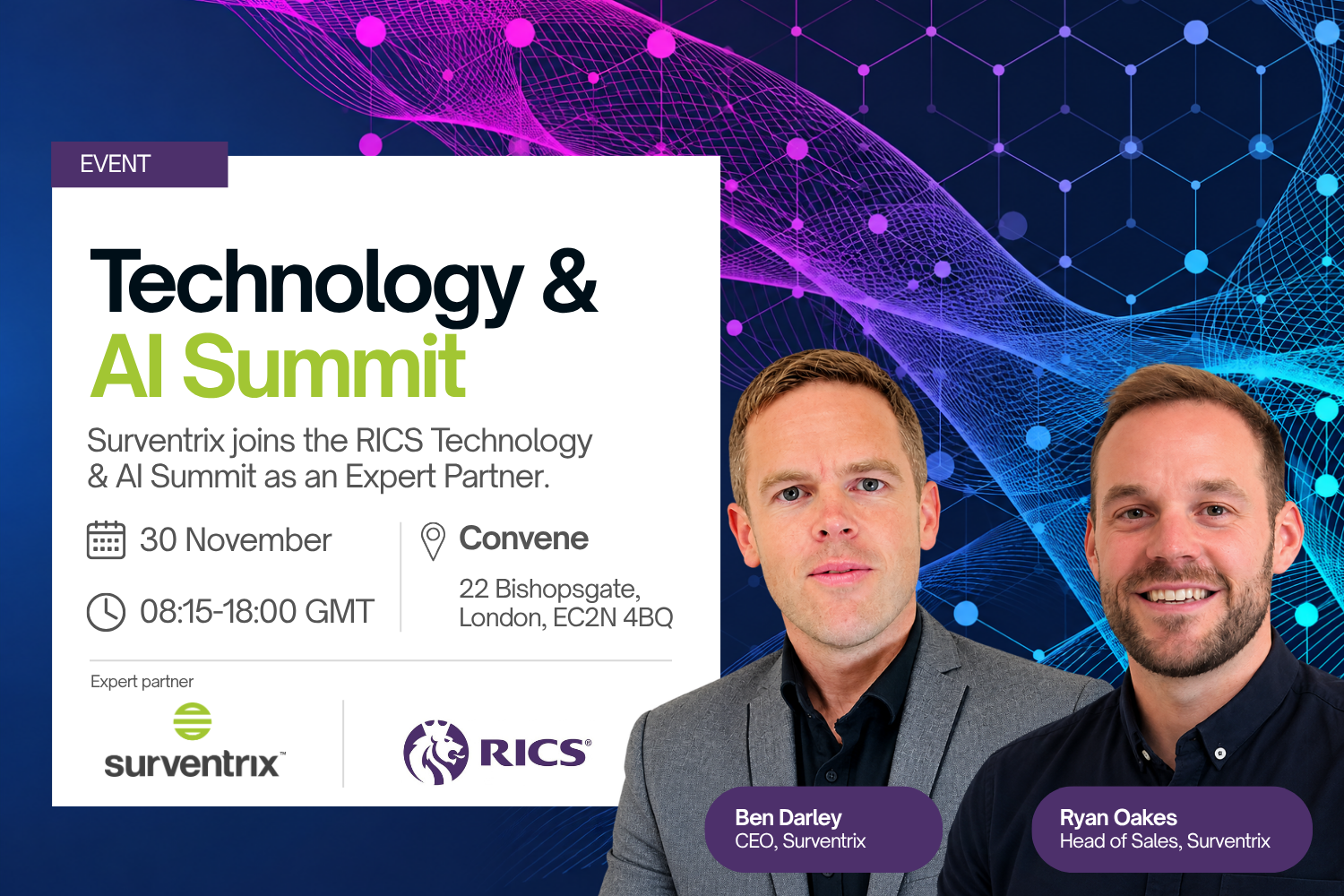 Technology & AI Summit - RICS 30 November