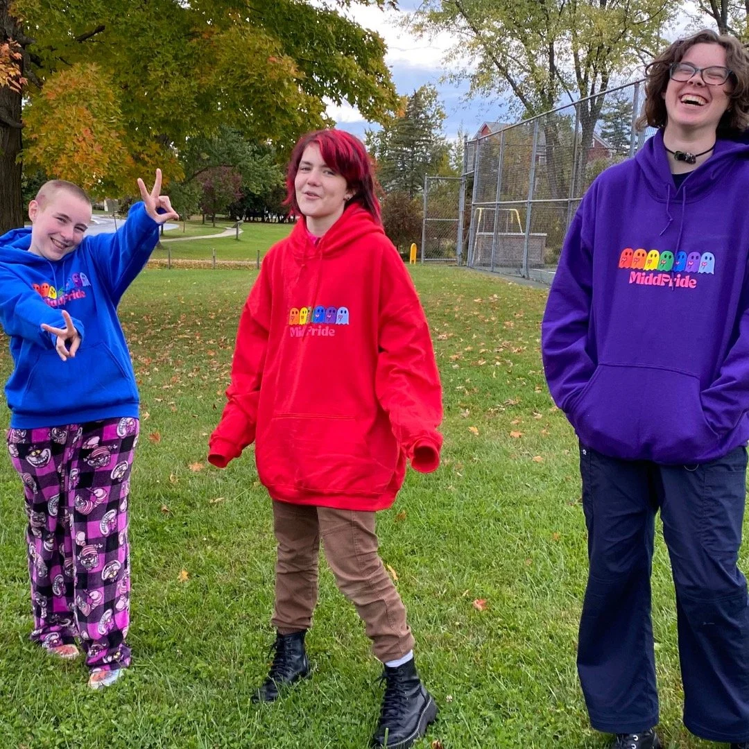 MiddPride is just weeks away! We are taking orders for MERCH! Go to: https://www.middpride.org/merch or find us at MiddPride in downtown Middlebury on October 11th!