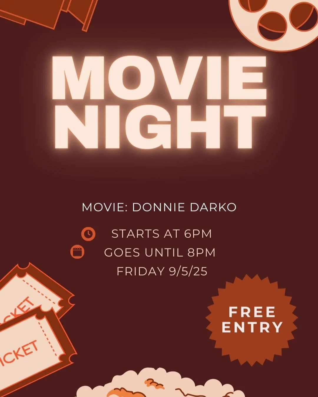 Join us at the Teen Center this Friday for a viewing of Donnie Darko!