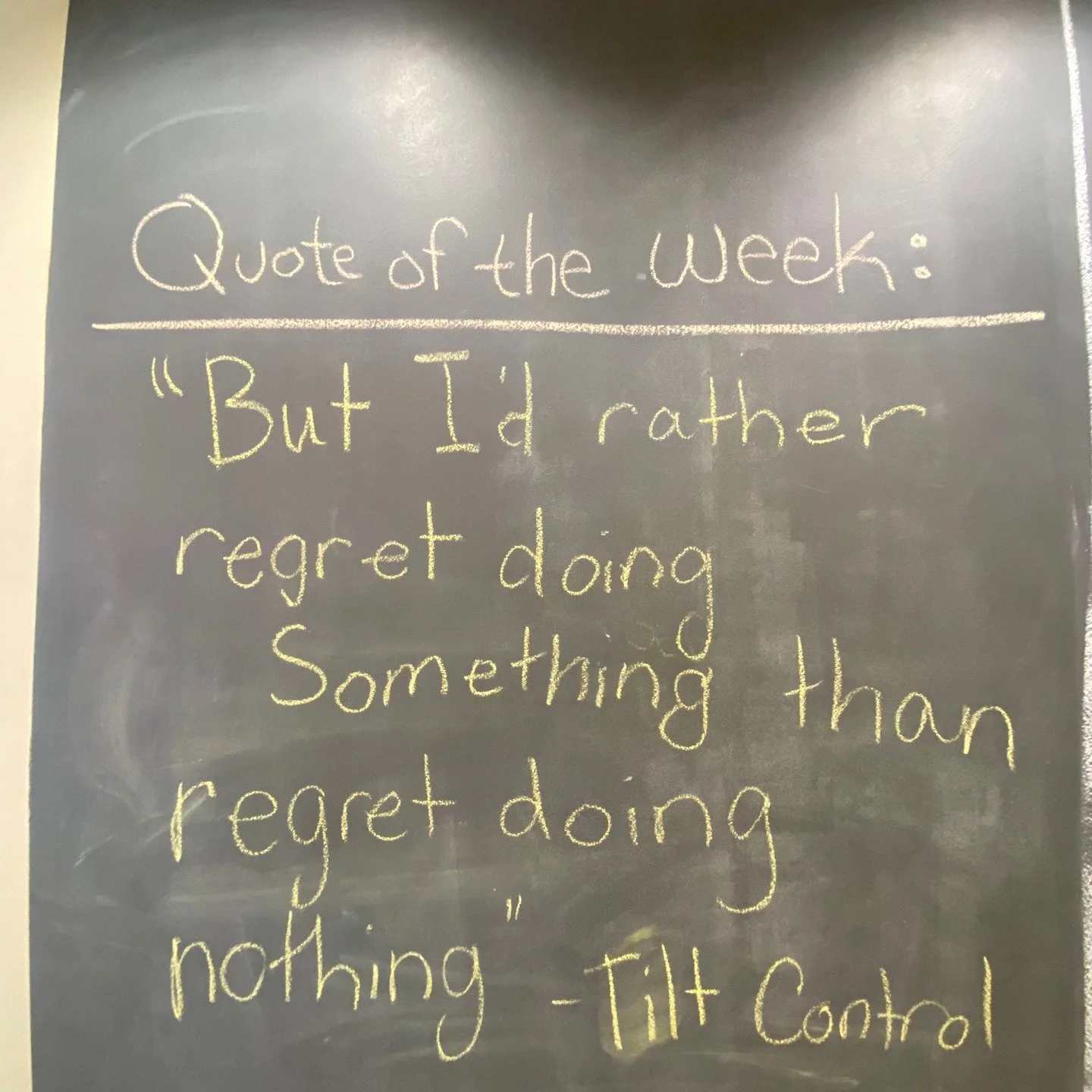 This week's quote was submitted by the very awesome @elias_0826.vt .