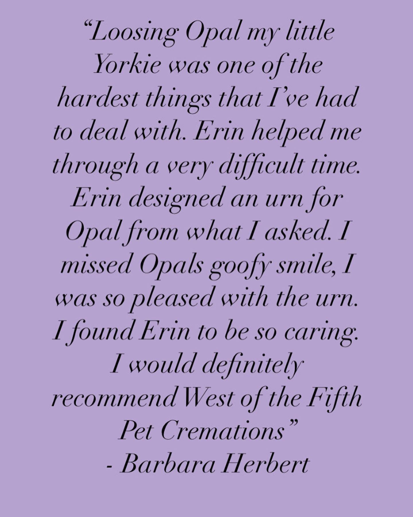 Some kind words from a few of our clients 💕 We are so glad we can help make a difficult time in your lives a little less stressful and put you at ease knowing your fur babies are well taken care of.