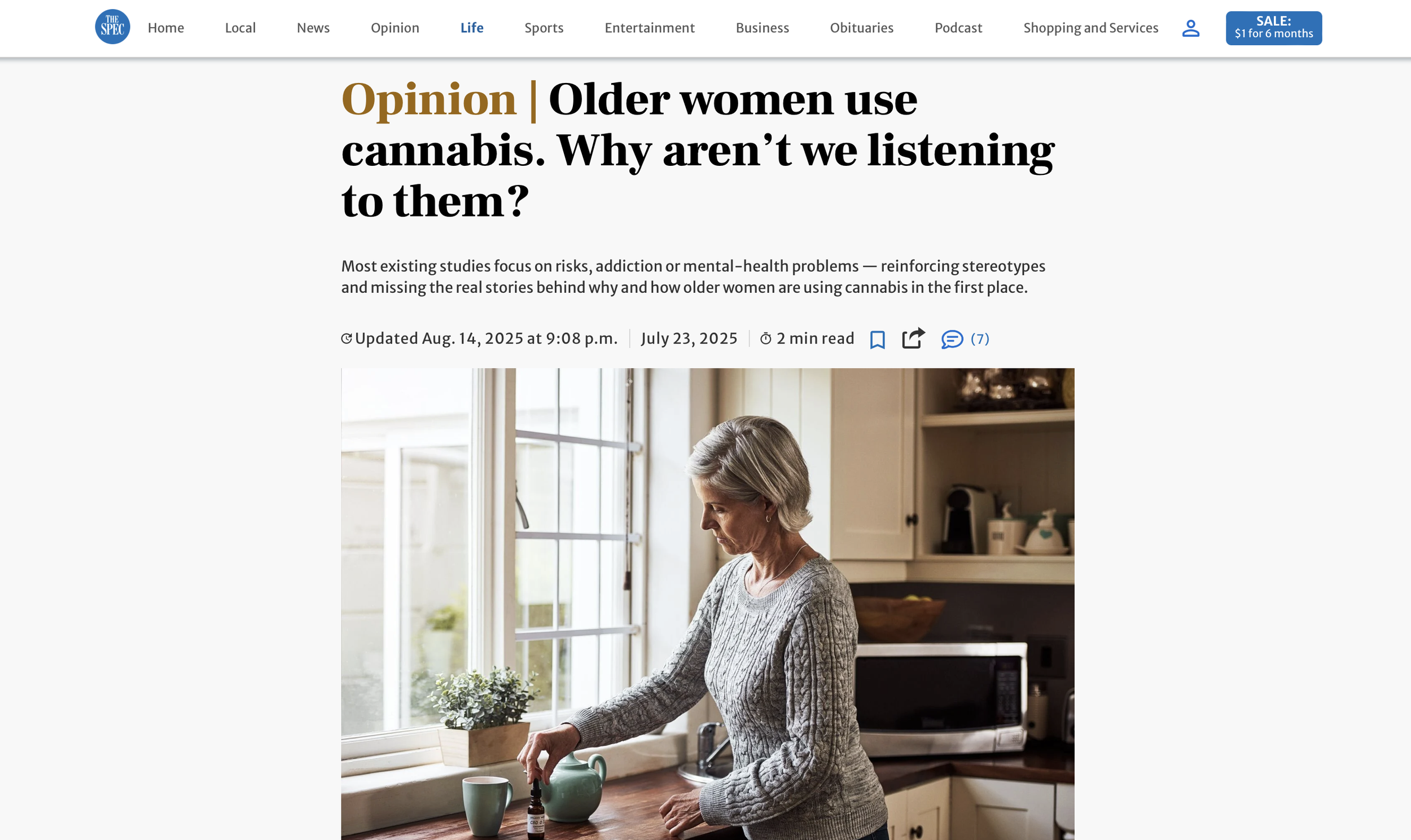Op-Ed: Listening to Older Women Who Use Cannabis