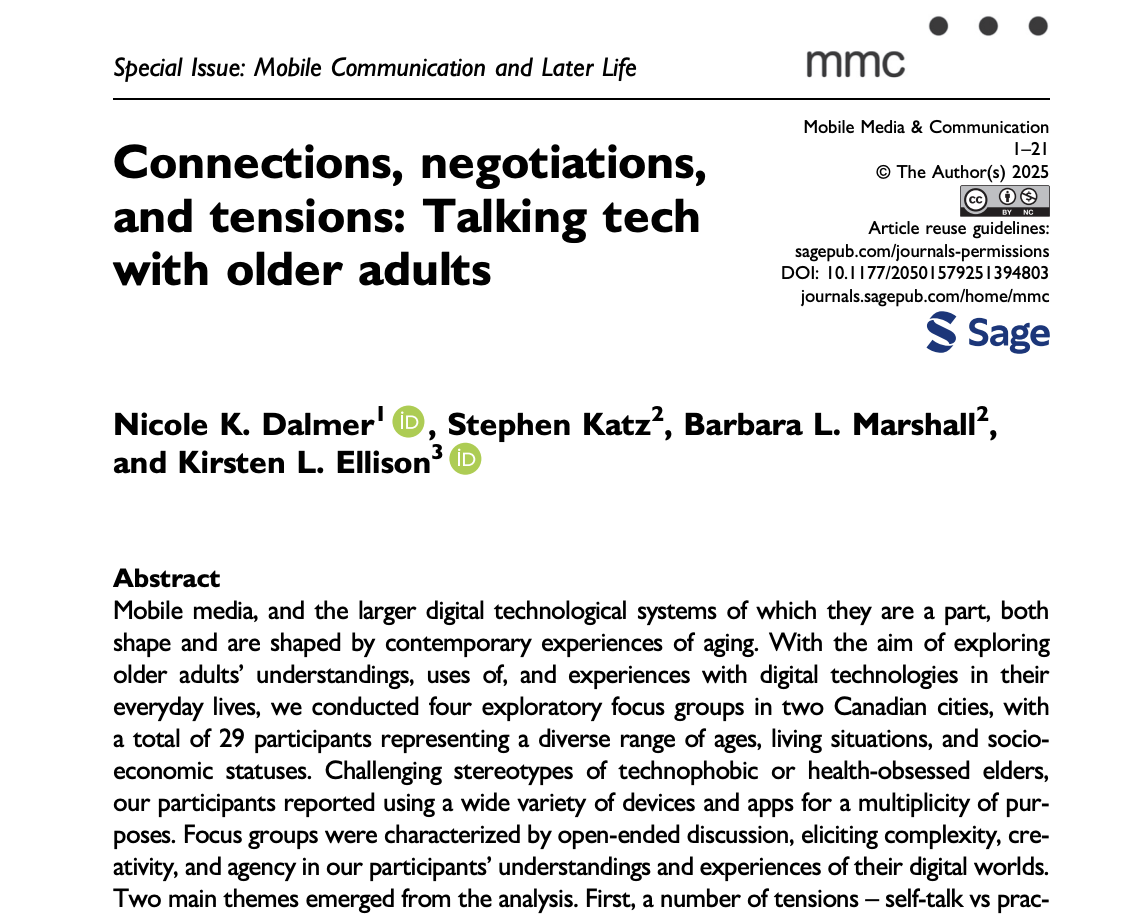 New Publication!