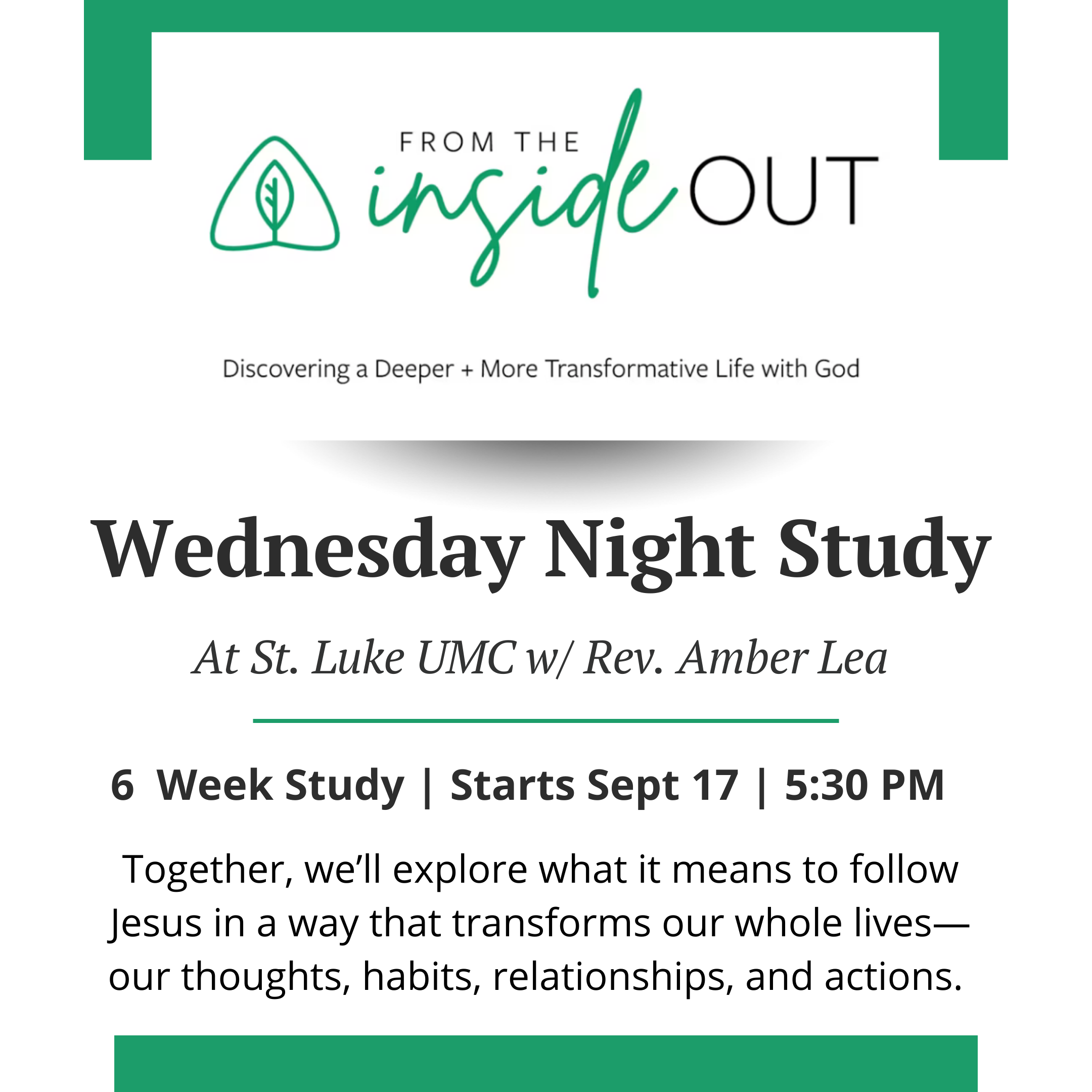 Bible Study: From the Inside Out
