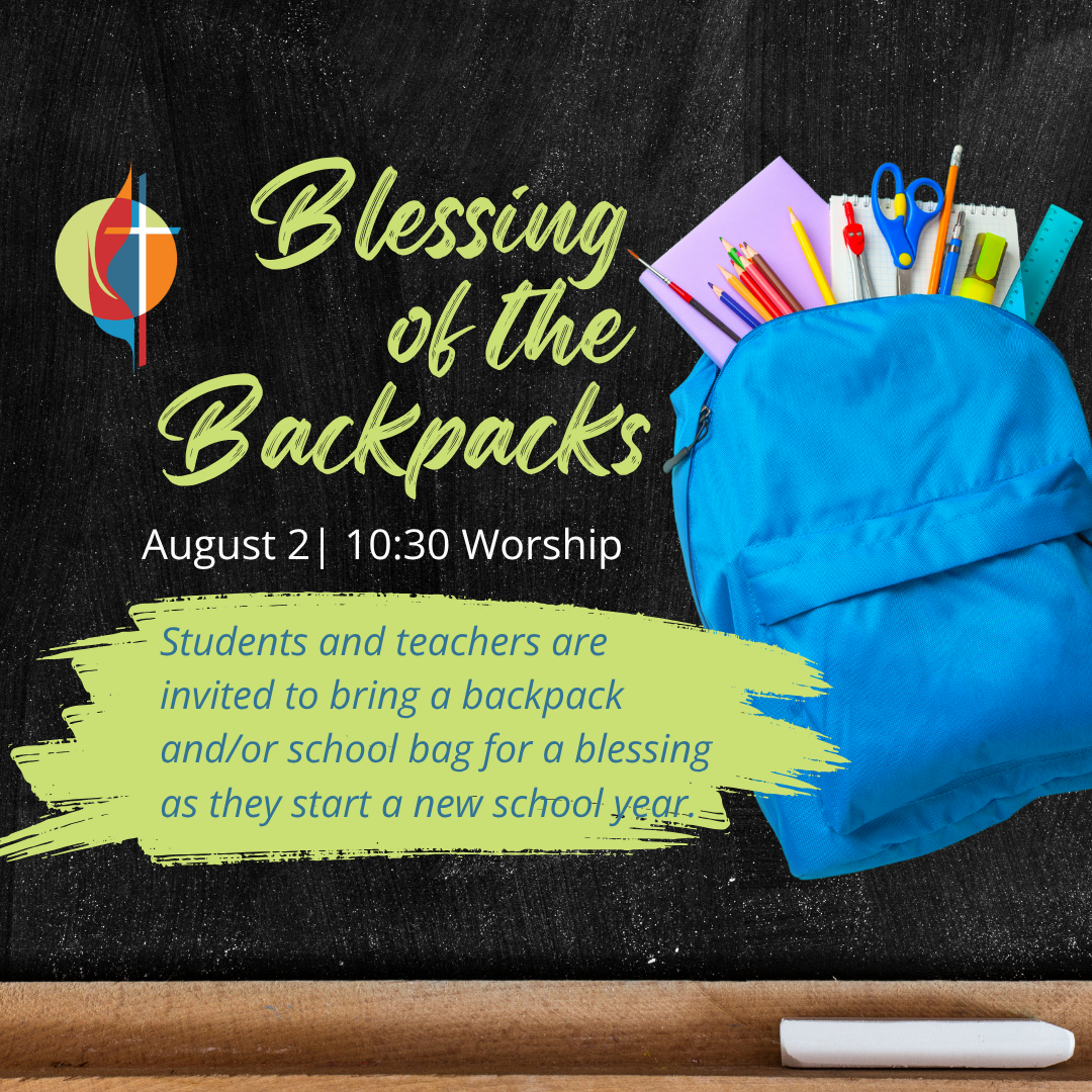 Blessing of the Backpacks 