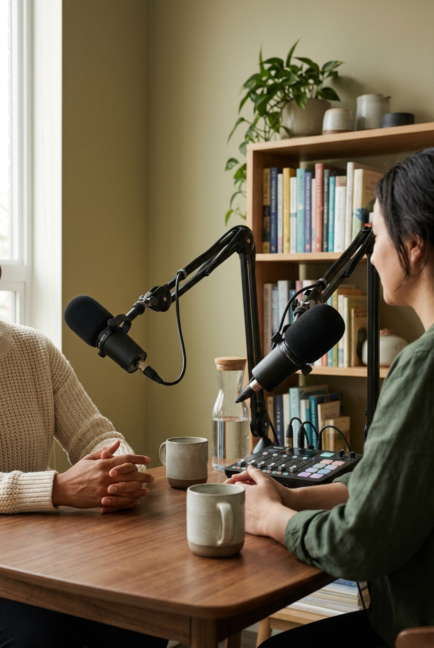 Podcast talking about noticing sensations in the body from a holistic mindset, to work through anxiety, depression, trauma and burnout.