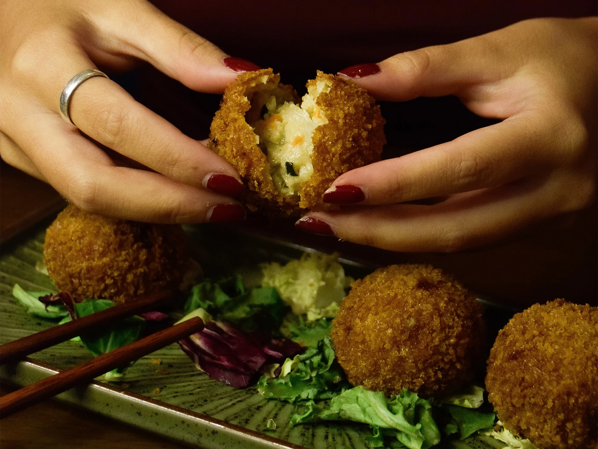 Croquetas al curry