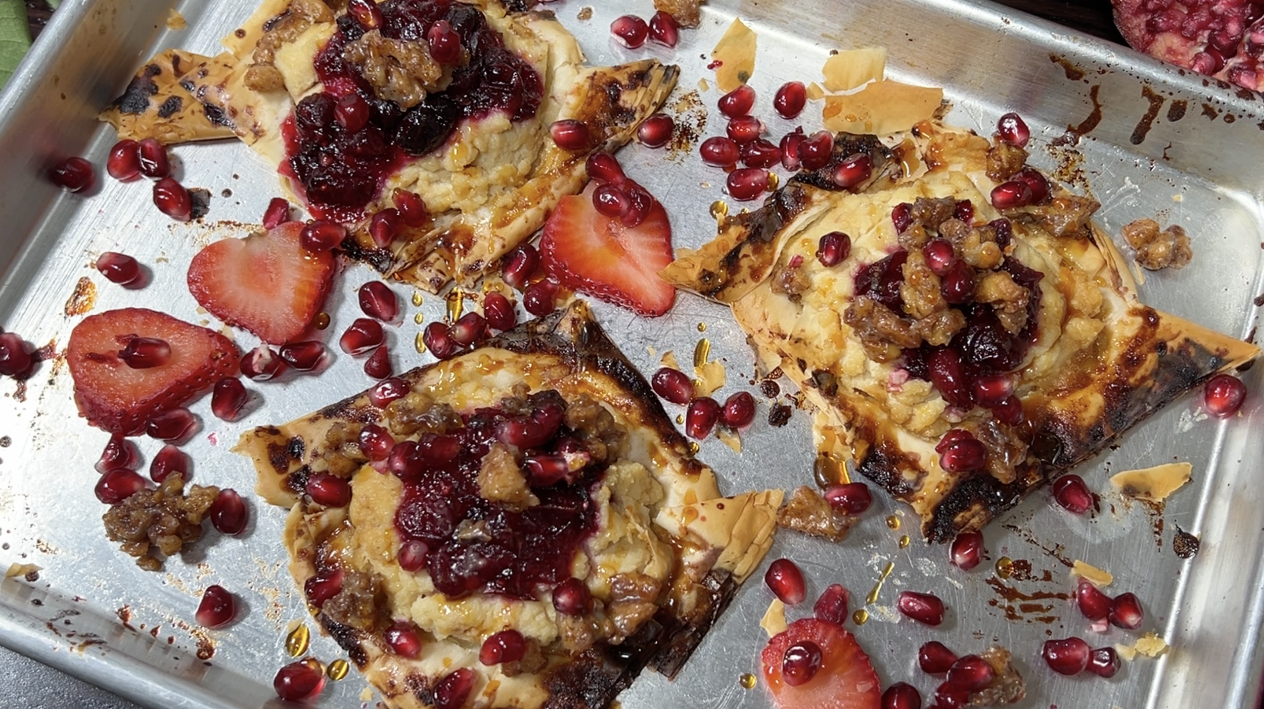 Vegan Ricotta-Cranberry Pastry