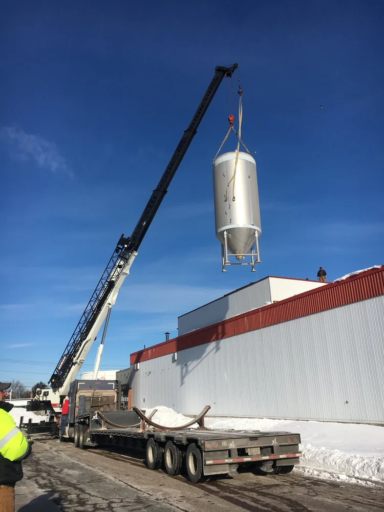 2005 – Installing fermenters 