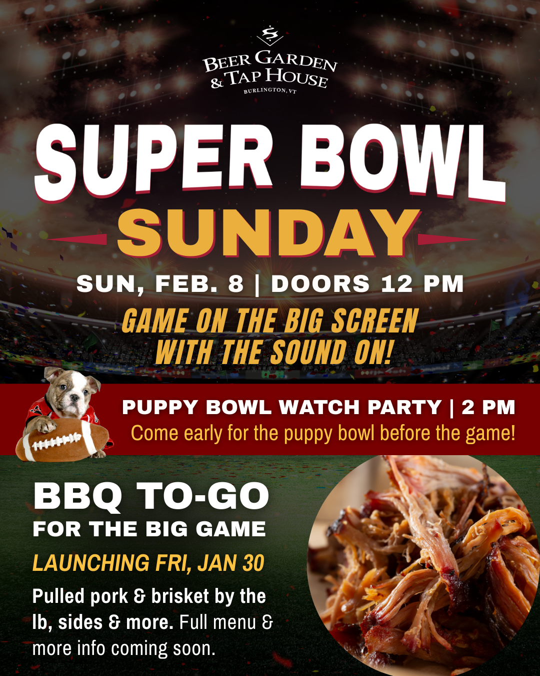Superbowl Sunday at Switchback