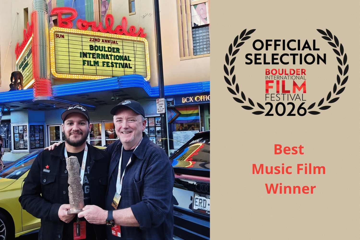 Photo of directors at Boulder Film Festival
