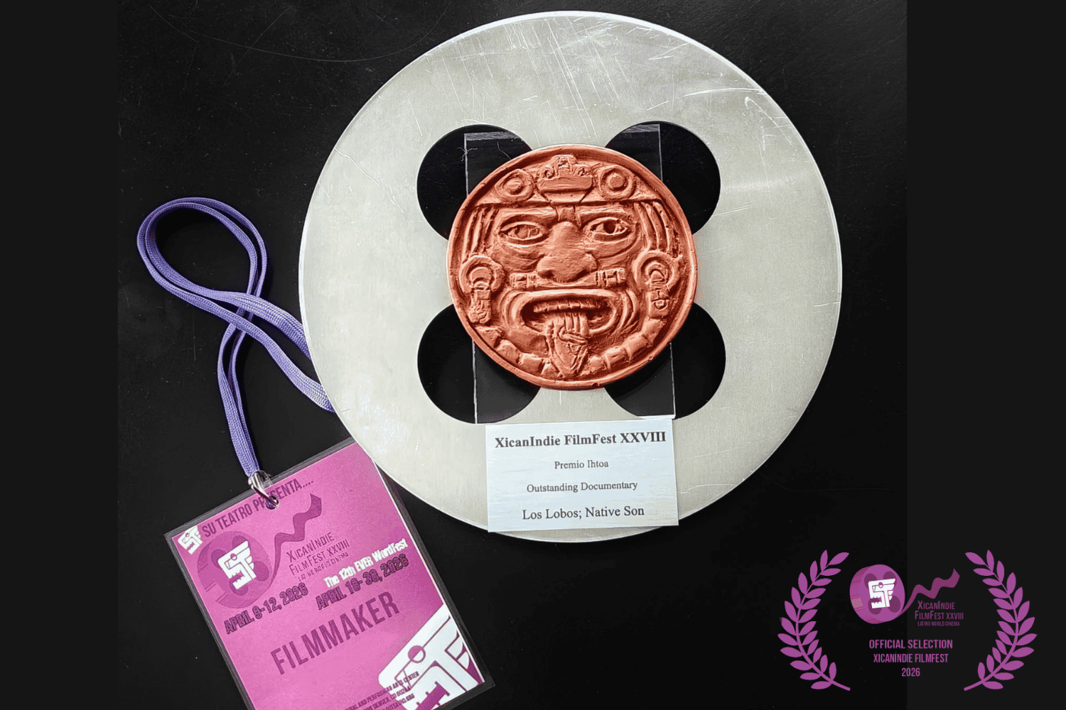 Image of award XicanIndie Film Festival