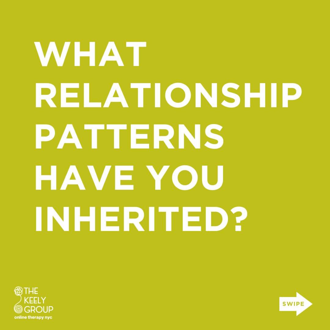 Unraveling the patterns we inherit from our parents and other formative relationships is a journey worth taking. 

It's an opportunity to gain insight and discover connections within ourselves that we never knew existed. 

By taking time for introspe