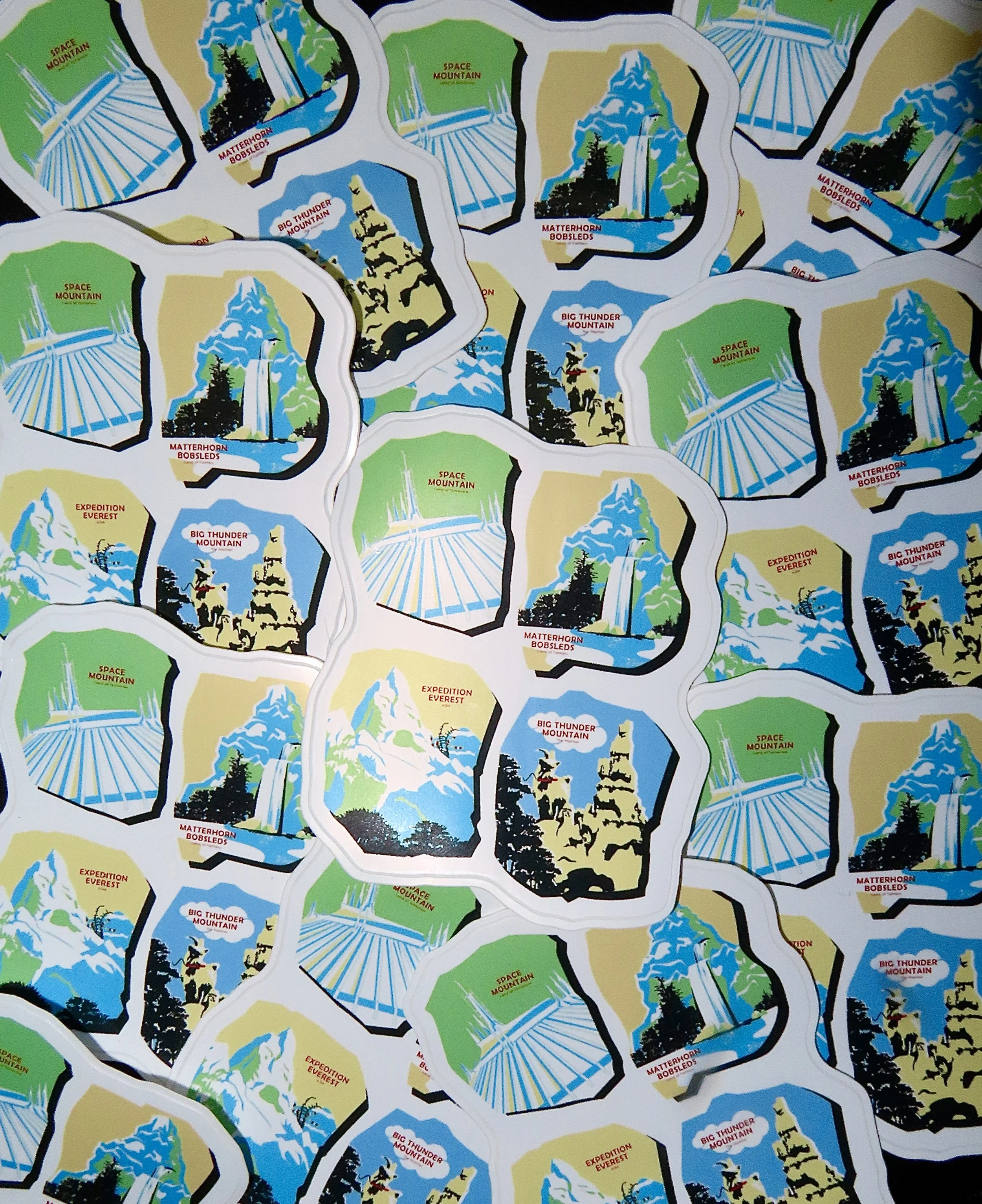 THE DISNEY MOUNTAINS STICKER