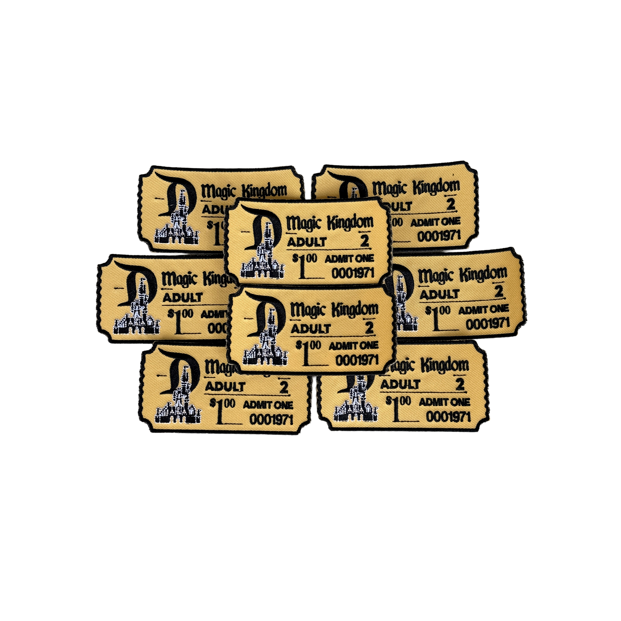 MAGIC KINGDOM TICKET PATCH