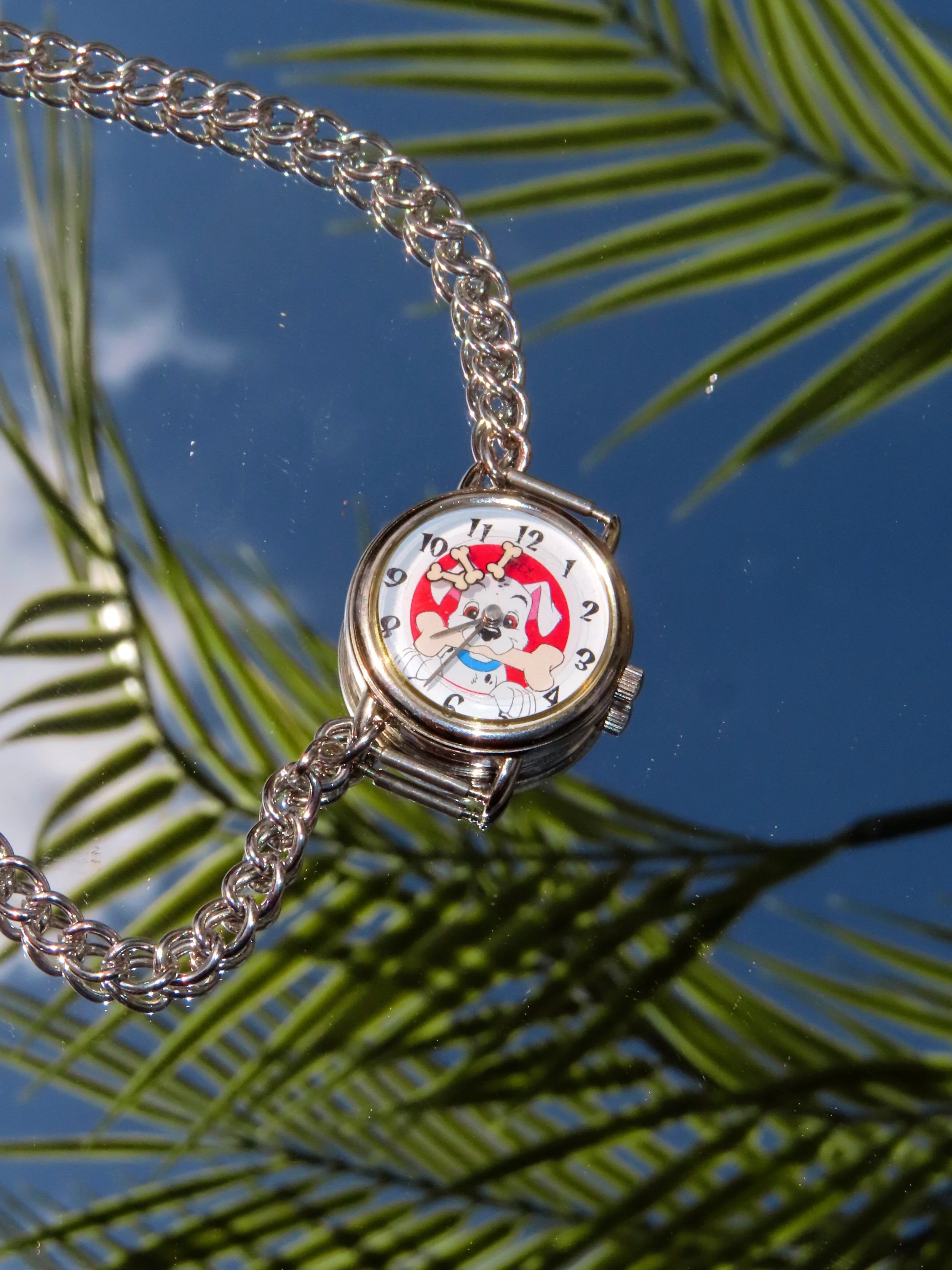 101 DALMATIAN WATCH NECKLACE