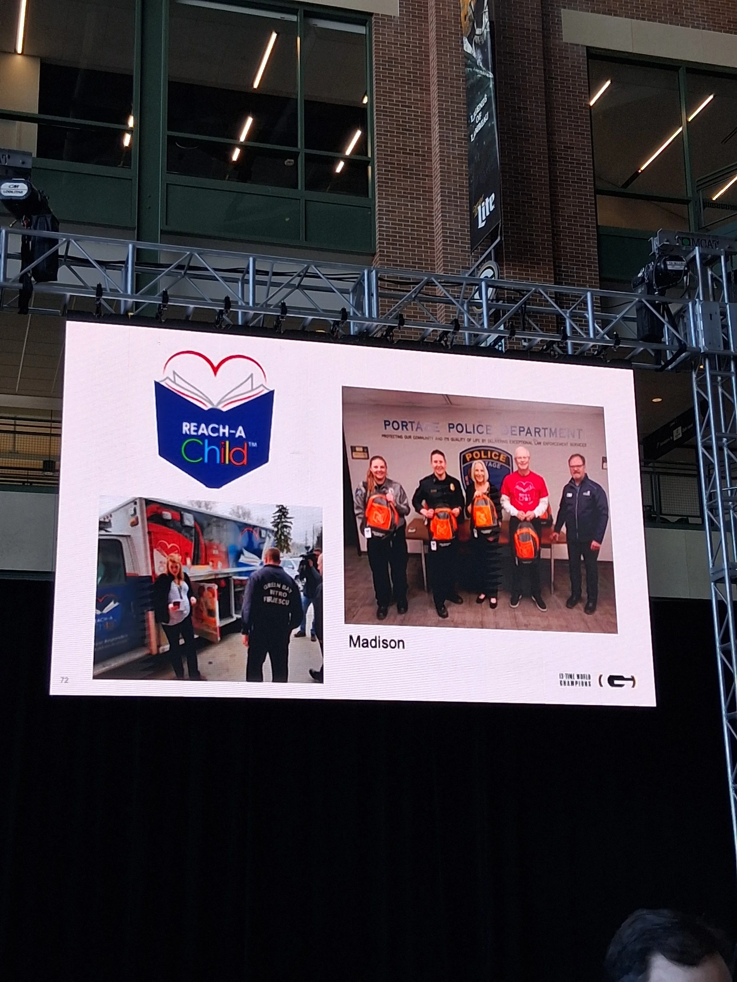 REACH-A-Child Has Been Named a 2025 Green Bay Packers Foundation Grant Recipient!