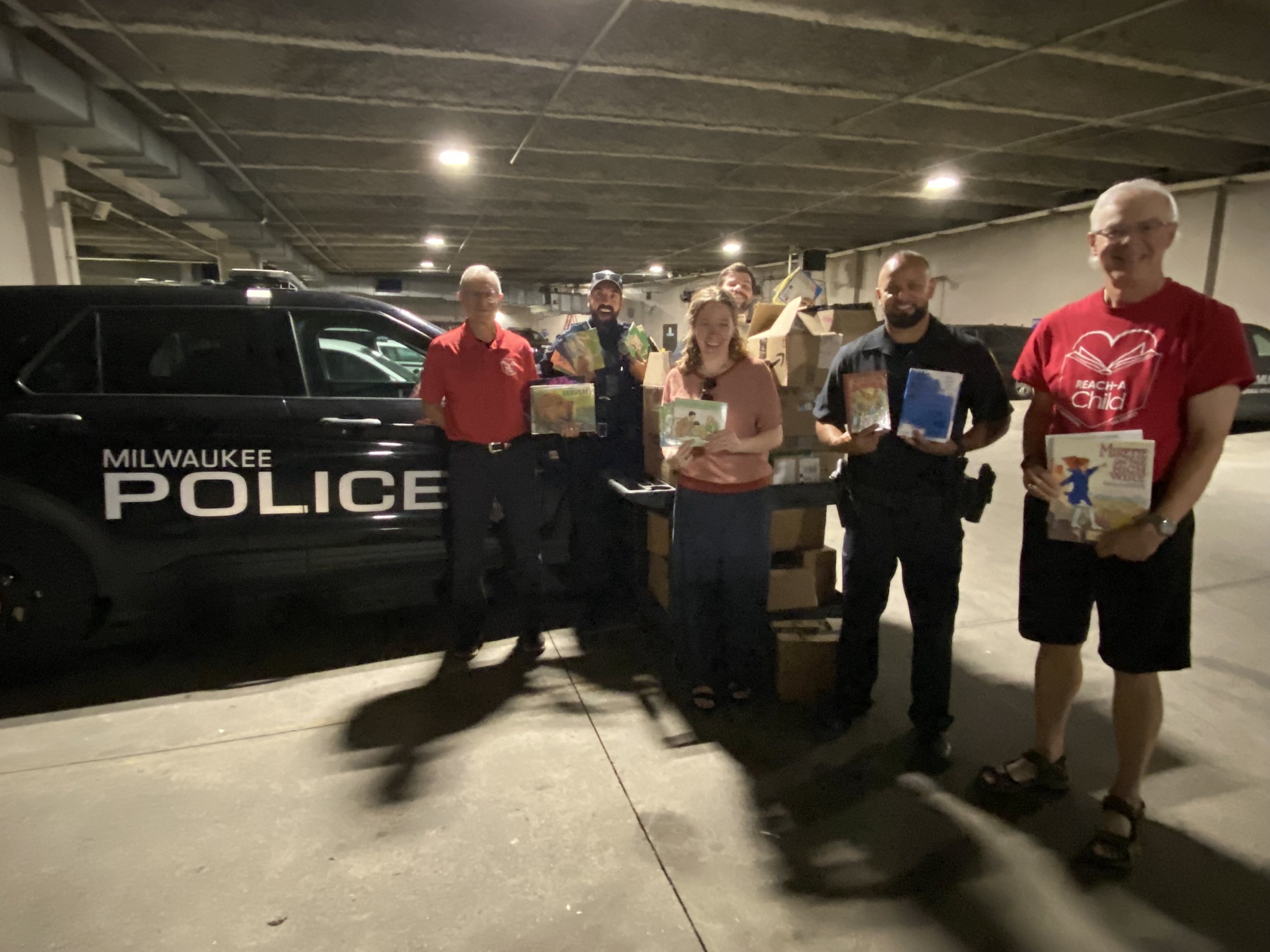 Reach a child bags donated to Milwaukee Police Department