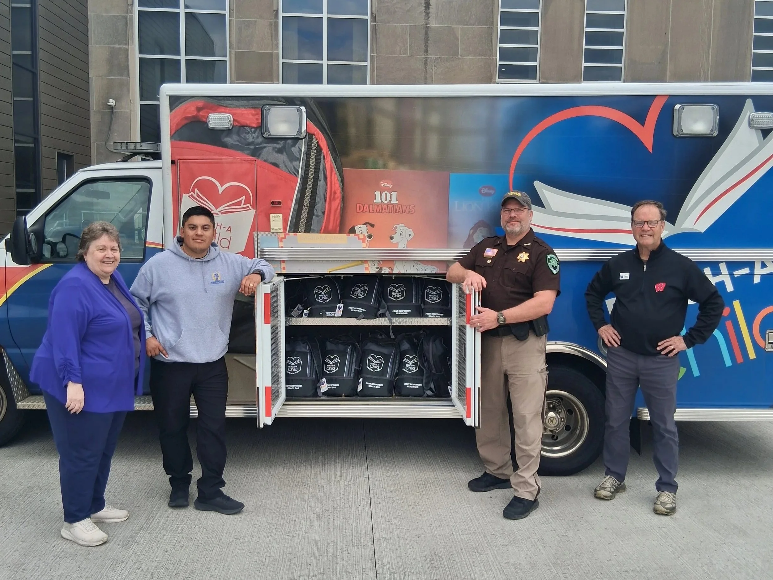REACH-A-Child was recently honored to deliver 30 REACH BAGs to the Wood County Sheriff's Office